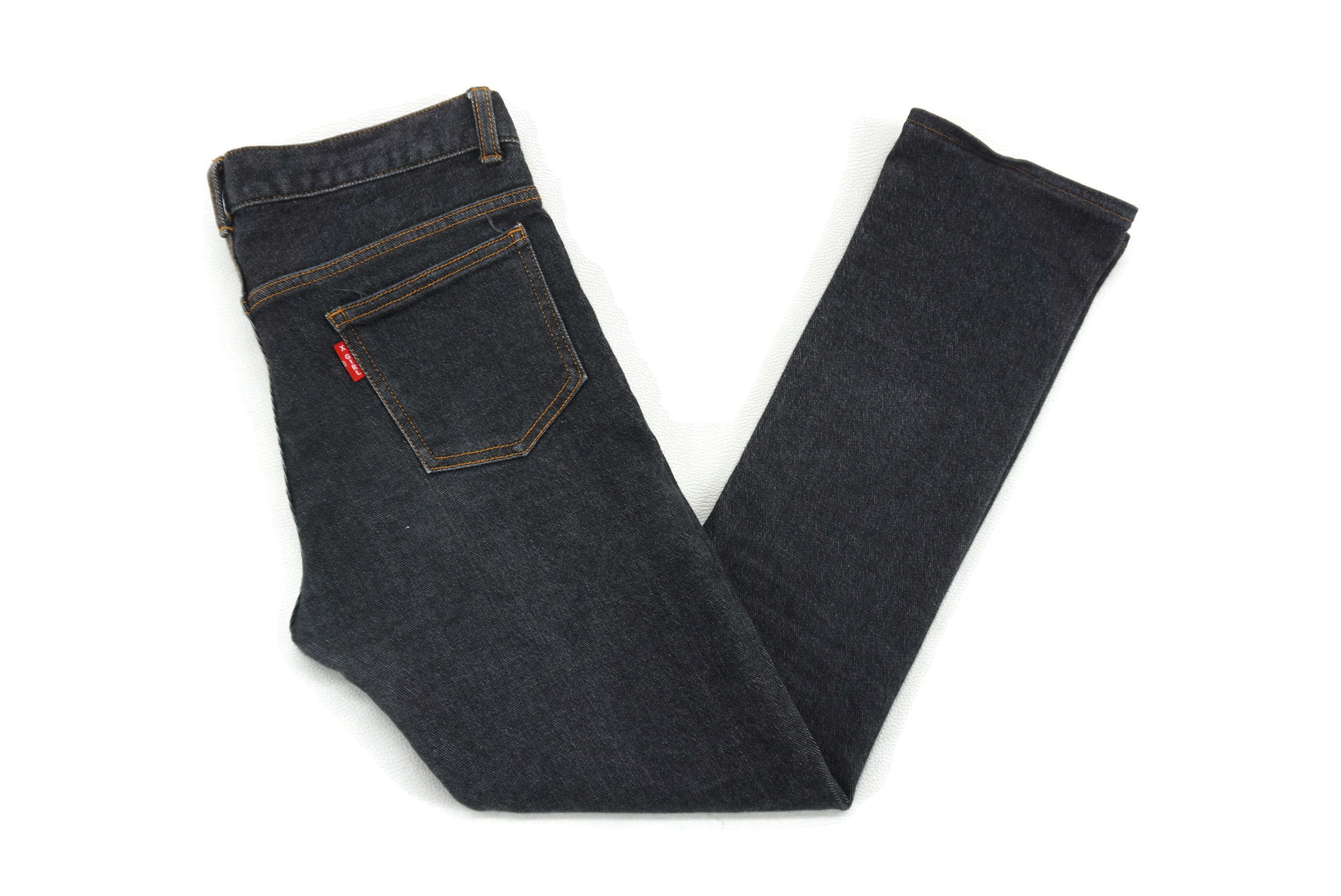 Japanese Brand X-girl Jeans fit W29xL27 Low-Rise Slim Cropped Denim Size 26" / US 2 / IT 38 - 13 Thumbnail