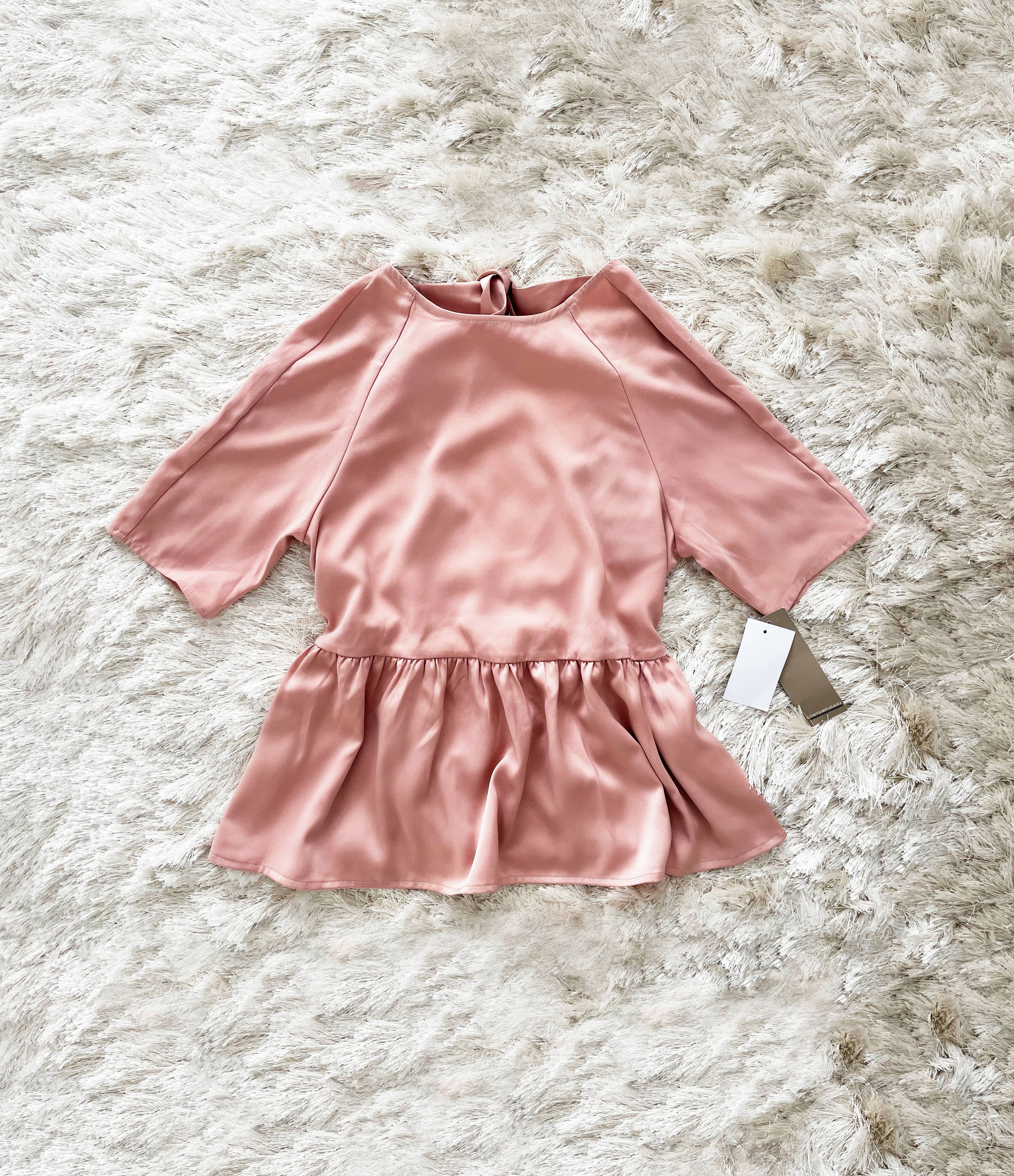 Other Aware by Vero Moda basque blouse XS pink Size XS / US 0-2 / IT 36-38 - 1 Thumbnail