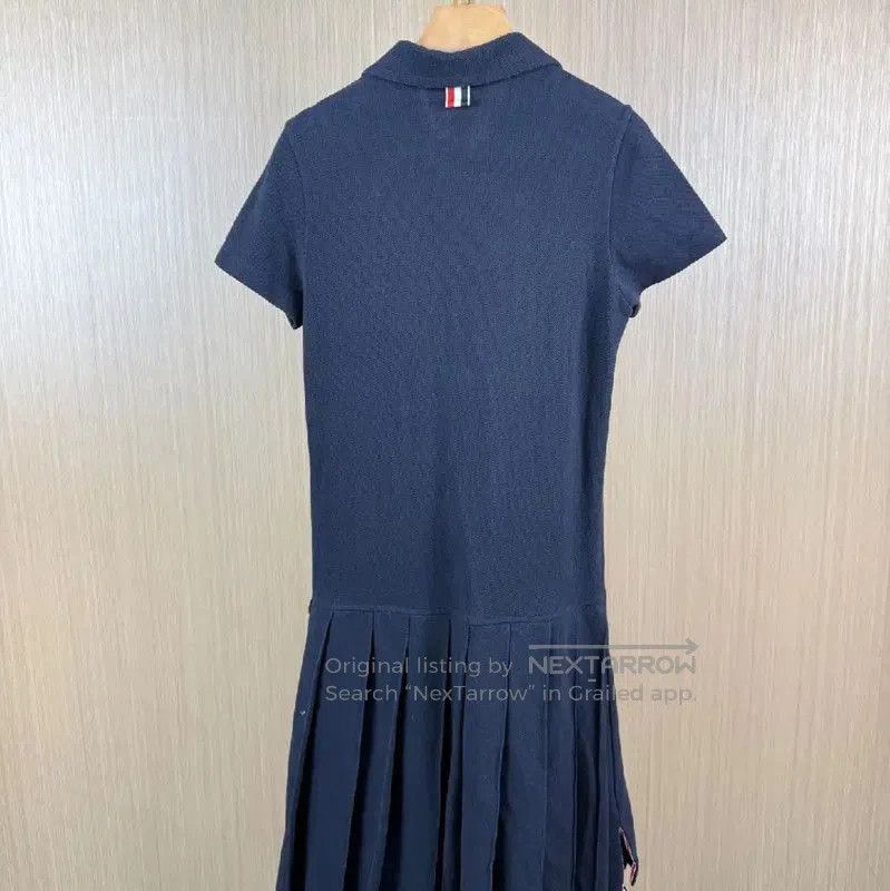 Thom Browne Thom Browne Navy Cotton Women's Dress . Size M / US 6-8 / IT 42-44 - 2 Thumbnail