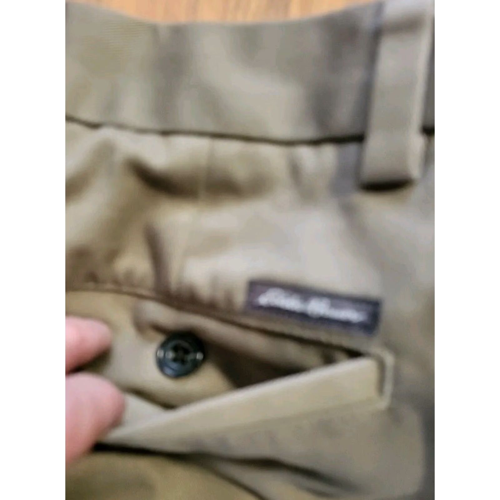 Eddie Bauer Eddie Bauer Pants Chino Flat Front 38 Regular Brown Cotton Wrinkle Free Classic Fit Mens Size US 38 / EU 54 - 6 Thumbnail