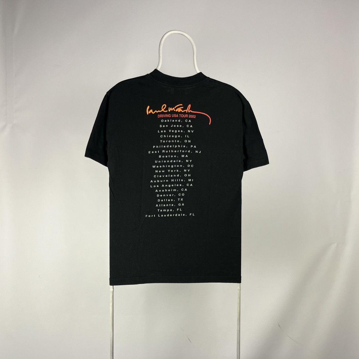 Band Tees 2002 Paul McCartney Driving USA Tour black t shirt Size M Size US M / EU 48-50 / 2 - 2 Thumbnail