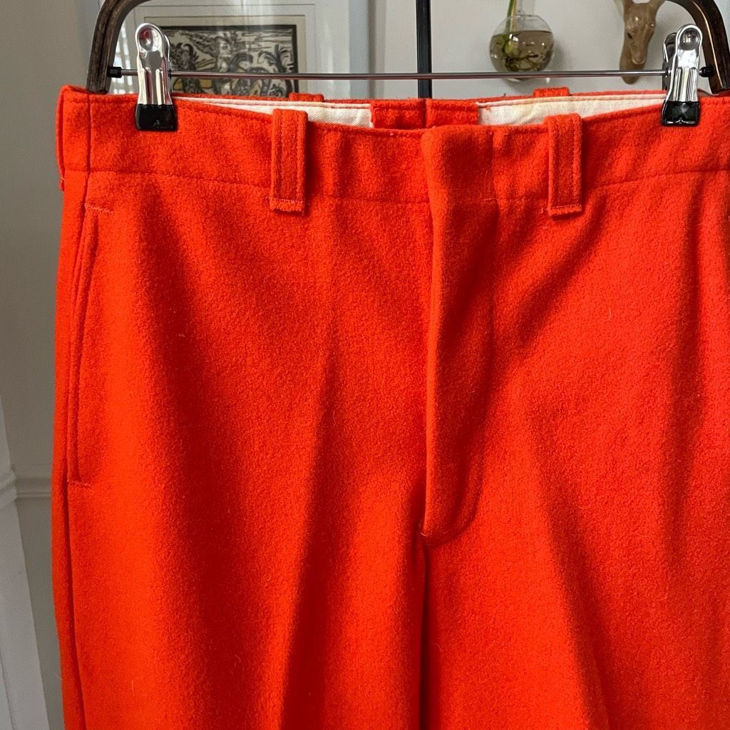 Vintage Vintage 60s 70s Gander Mountain Orange Wool Outdoors Hunting Size US 30 / EU 46 - 2 Thumbnail