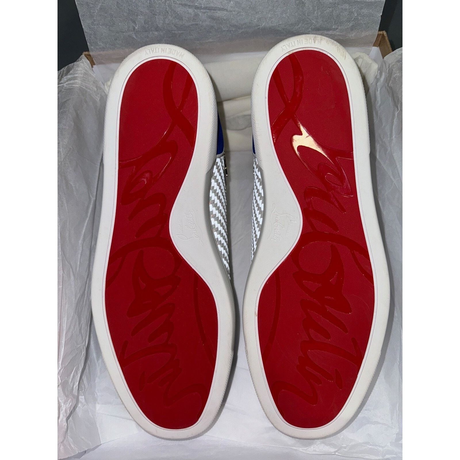 Christian Louboutin Christian Louboutin Lou Spikes Orlato High Top Sneaker Size US 11 / EU 44 - 19 Thumbnail