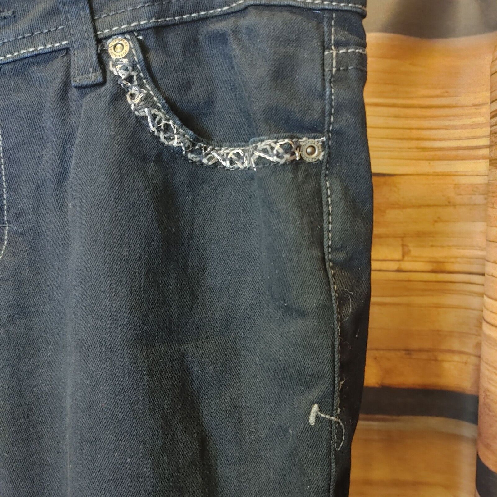 Jordache Jordache Women's Straight Boot Cut Jeans 8 Size 30" / US 8 / IT 44 - 2 Thumbnail