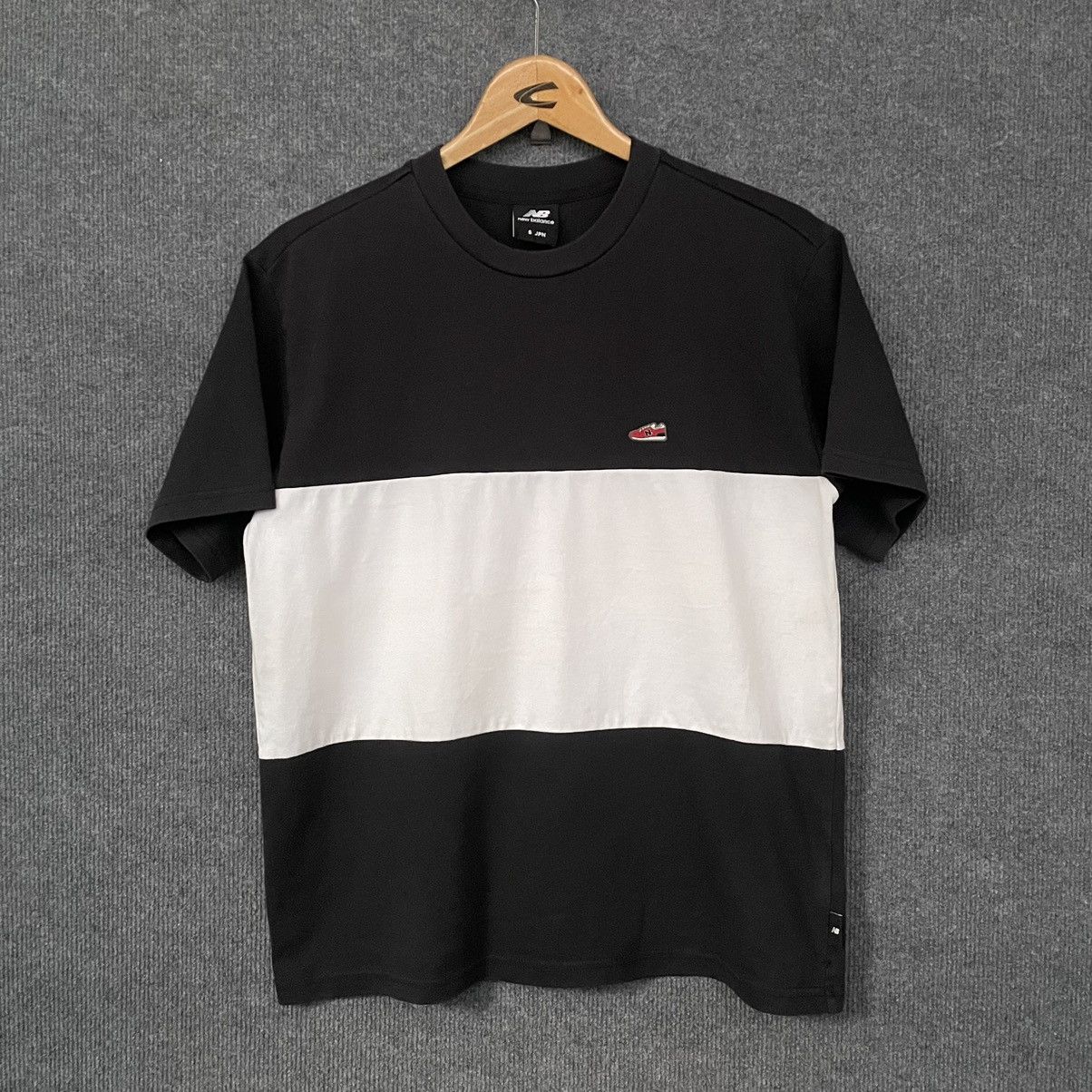 New Balance New Balance Stripes Essentials T Shirt Size US S / EU 44-46 / 1 - 1 Thumbnail
