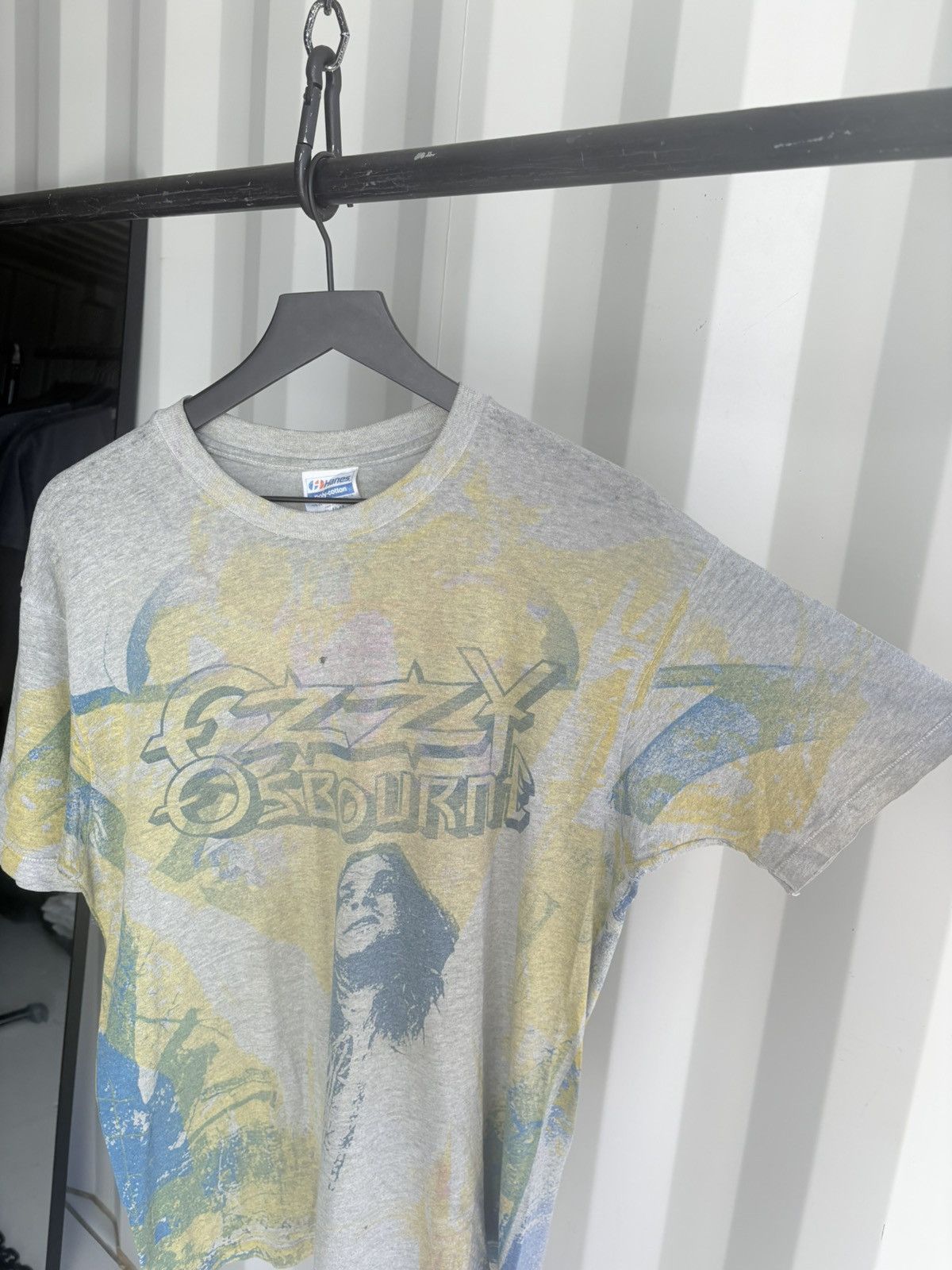 Band Tees Vintage Ozzy Osbourne Shirt Faded GRUNGE Band Thin Size US XL / EU 56 / 4 - 1 Thumbnail