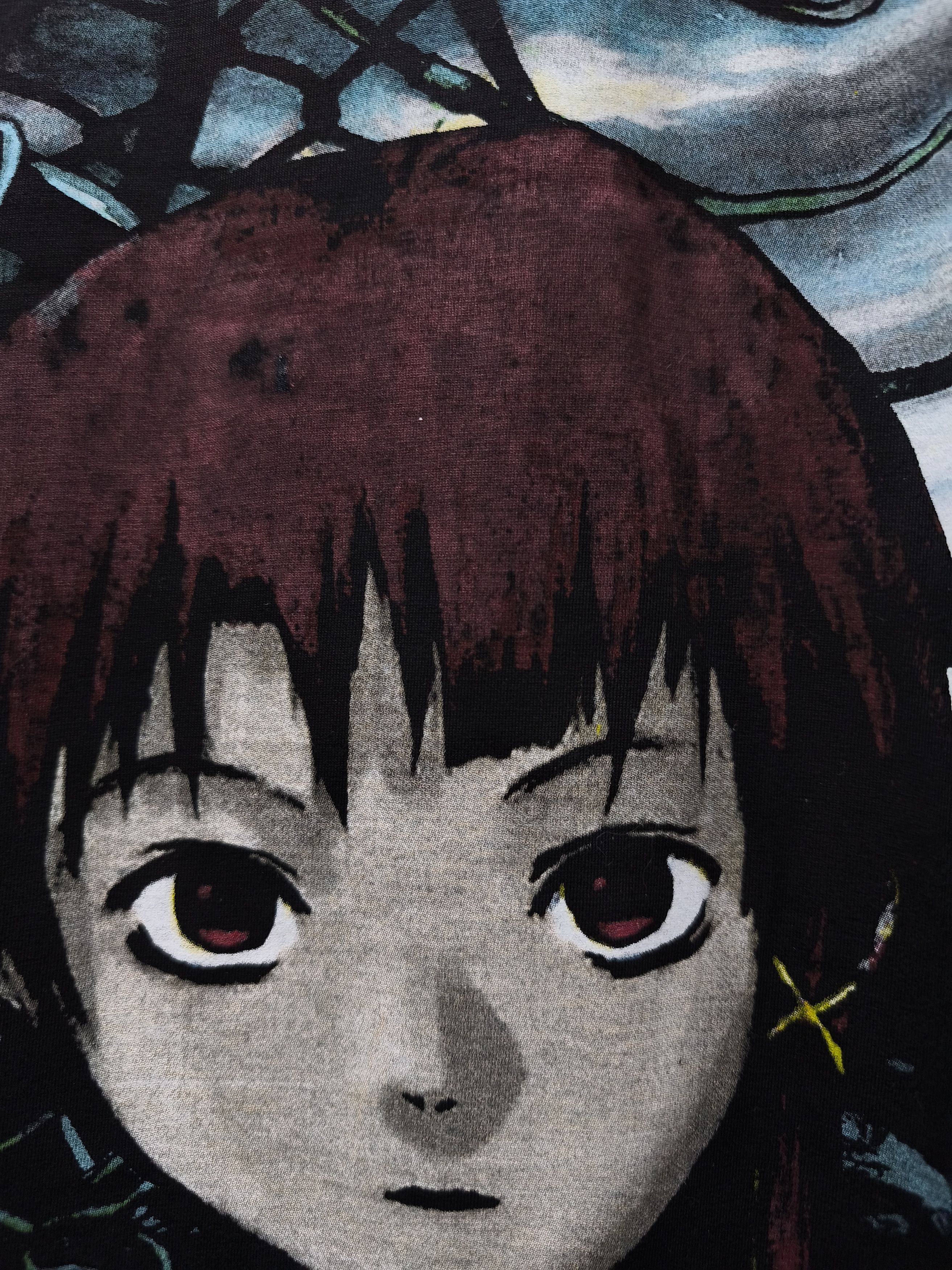 Anime Serial Experiments Lain "The World of Lain" T-shirt Size US XL / EU 56 / 4 - 5 Thumbnail