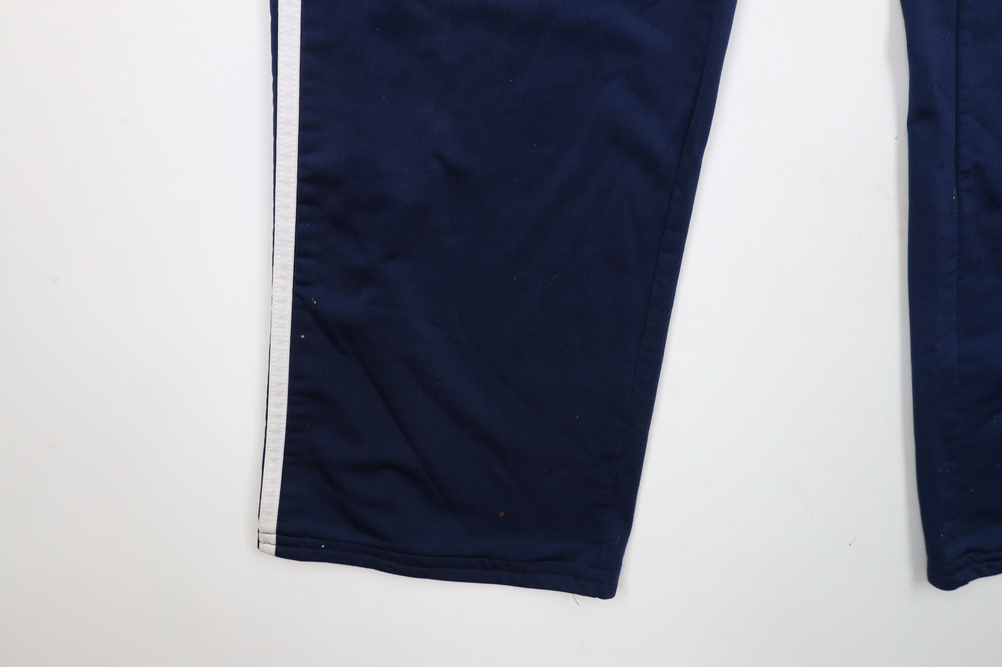 Adidas × Vintage Vintage Y2K Adidas Spell Out Striped Wide Leg Pants Blue Size 30" / US 8 / IT 44 - 6 Thumbnail