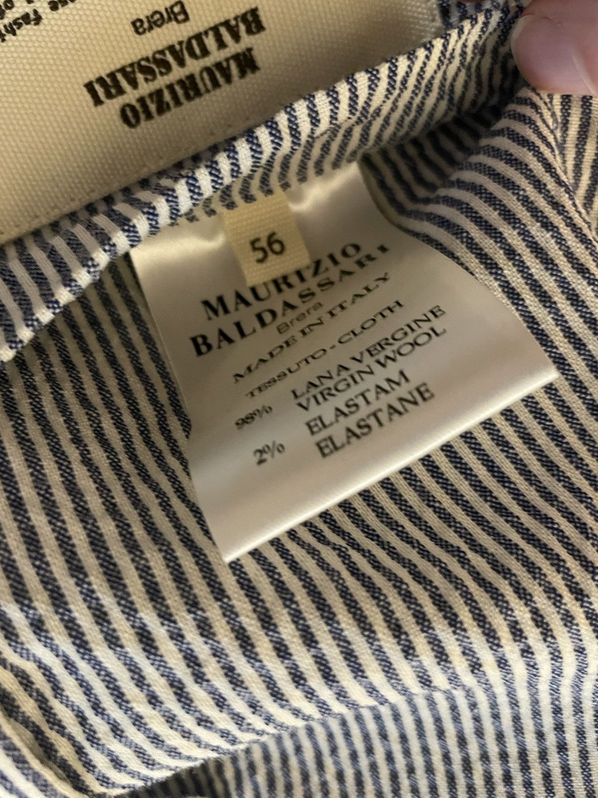 Maurizio Baldassari Soft Wool Seersucker Shacket / Jacket Size 46R - 10 Thumbnail