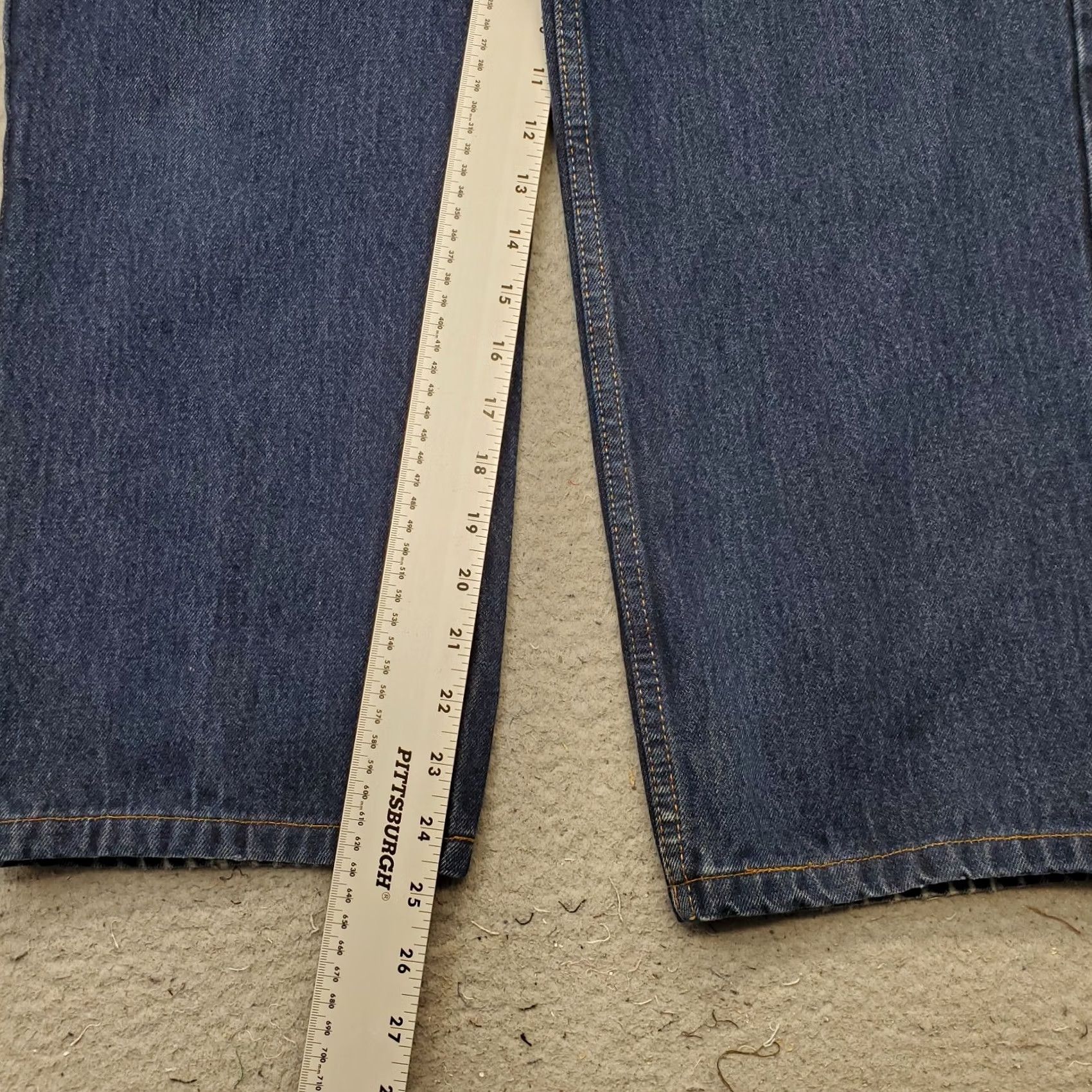 Levi's Levi's 550 Straight Leg Jeans Mens 34x29 Blue Denim Medium Wash 5-Pocket Button Zip Inseam 24.75" Regular Fit Men Size 34 Size US 34 / EU 50 - 4 Thumbnail