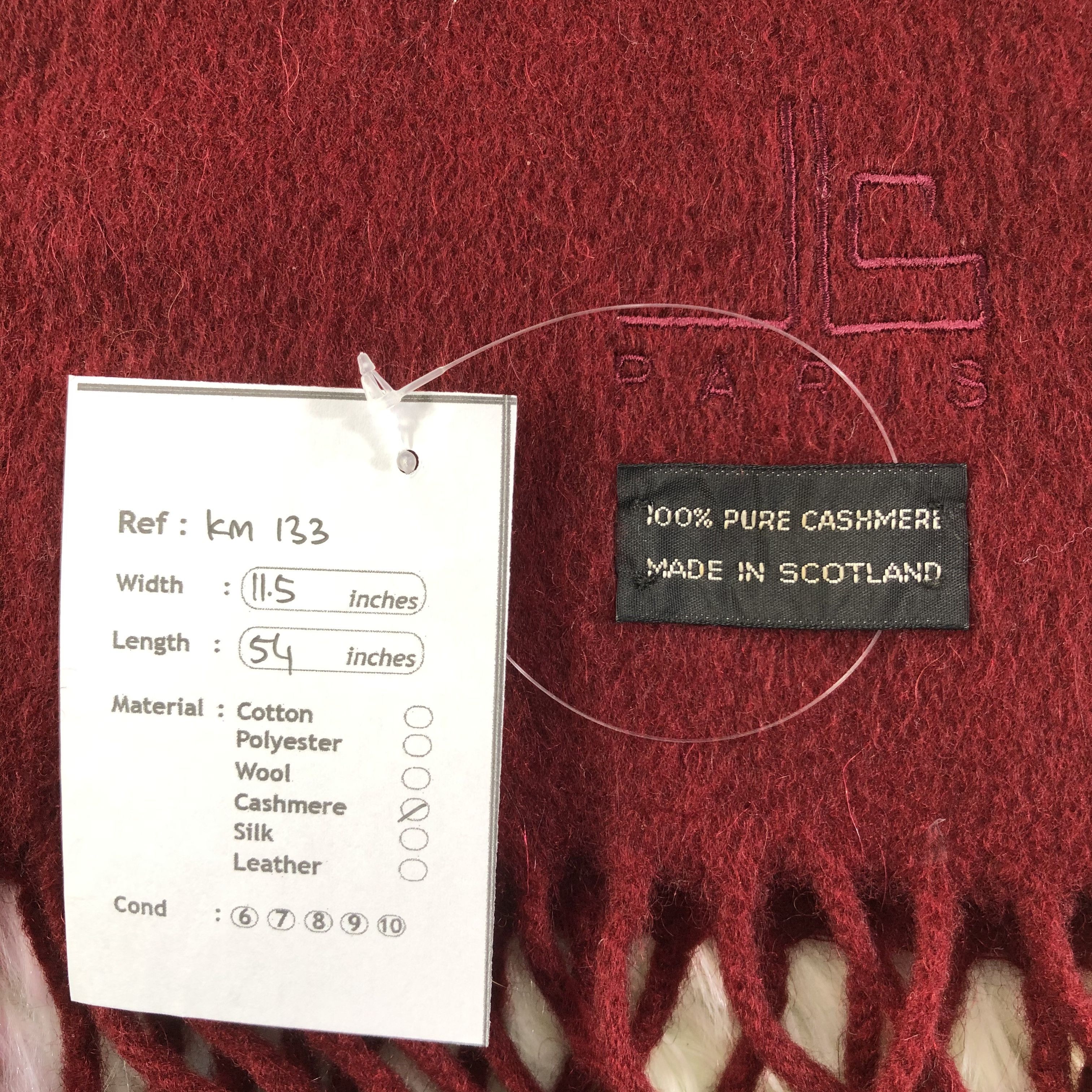 Jean-Louis Scherrer Jean Louis Scherrer Scarf / Muffler / Neckwear - KM133 Size ONE SIZE - 5 Thumbnail
