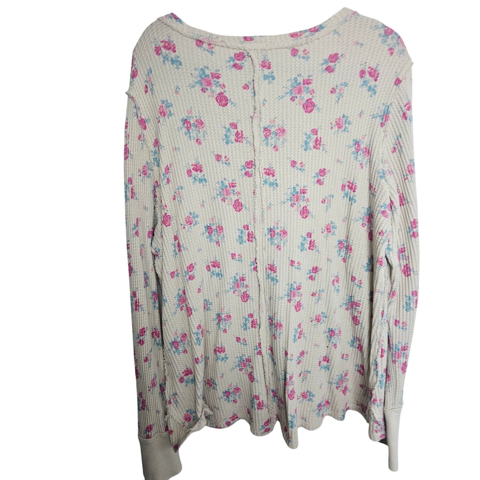 Corridor Torrid Womens Floral Waffle Knit Shirt Plus Size 1X Stretch Size XL / US 12-14 / IT 48-50 - 10 Thumbnail