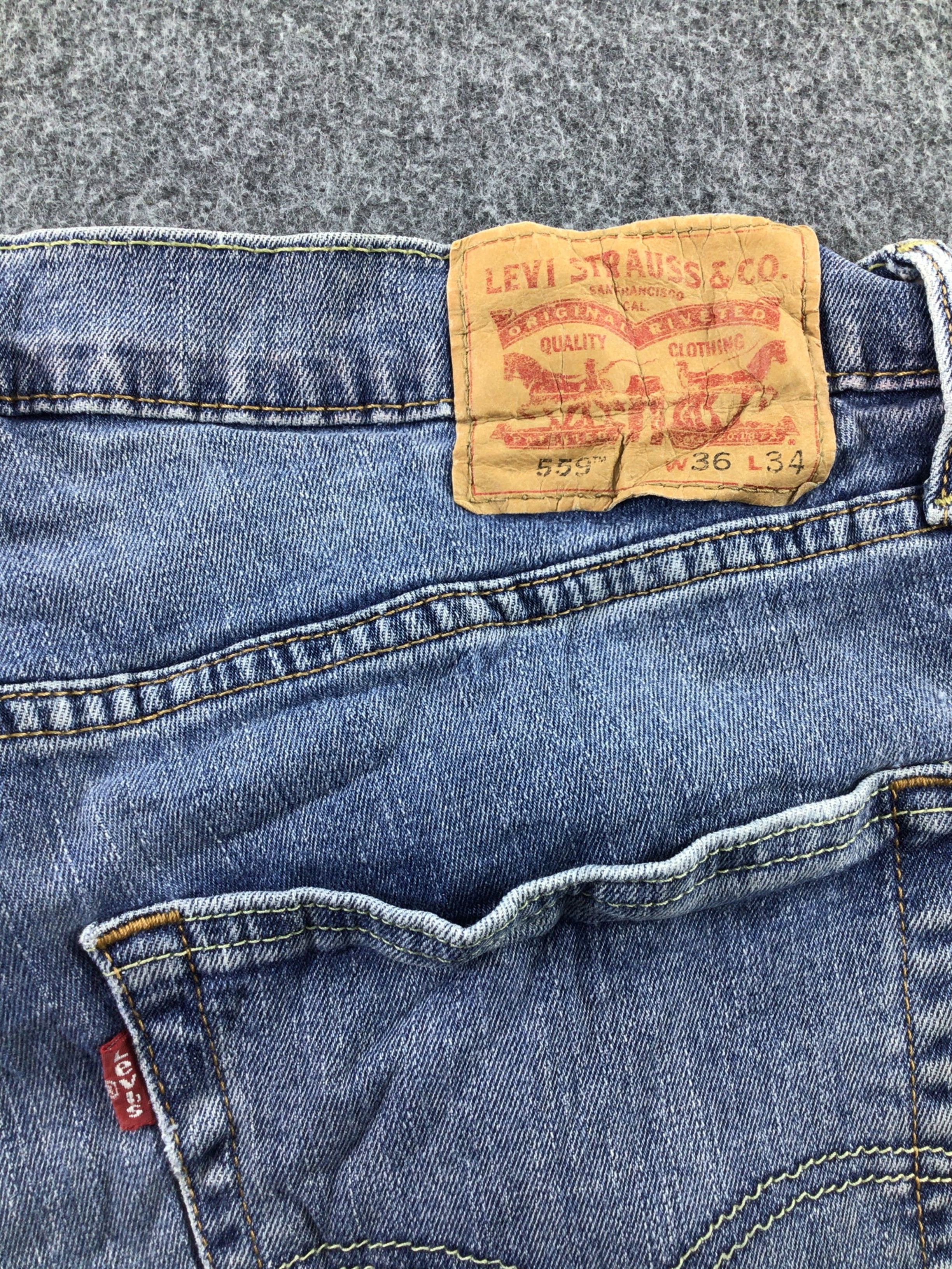 Levi's × Vintage Vintage Levis 559 Jeans-JM254 Size US 35 - 5 Thumbnail