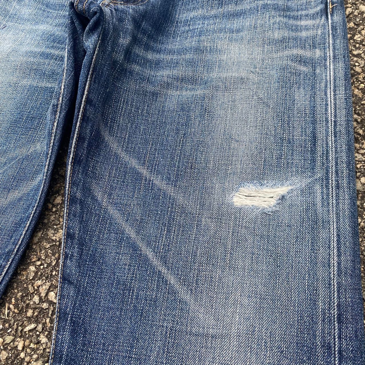 Levi's Vintage Levis 505 Distressed Denim Jeans Size US 32 / EU 48 - 11 Thumbnail