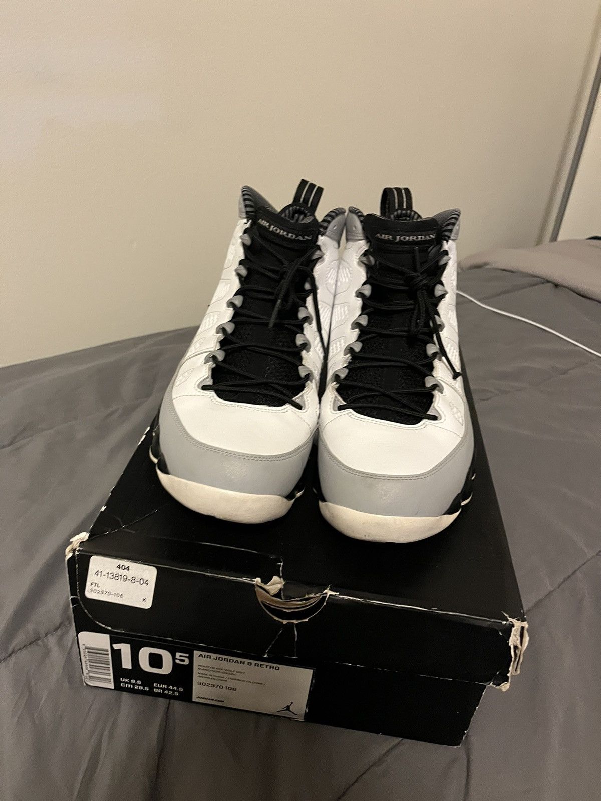 Jordan retro hot sale 9 barons