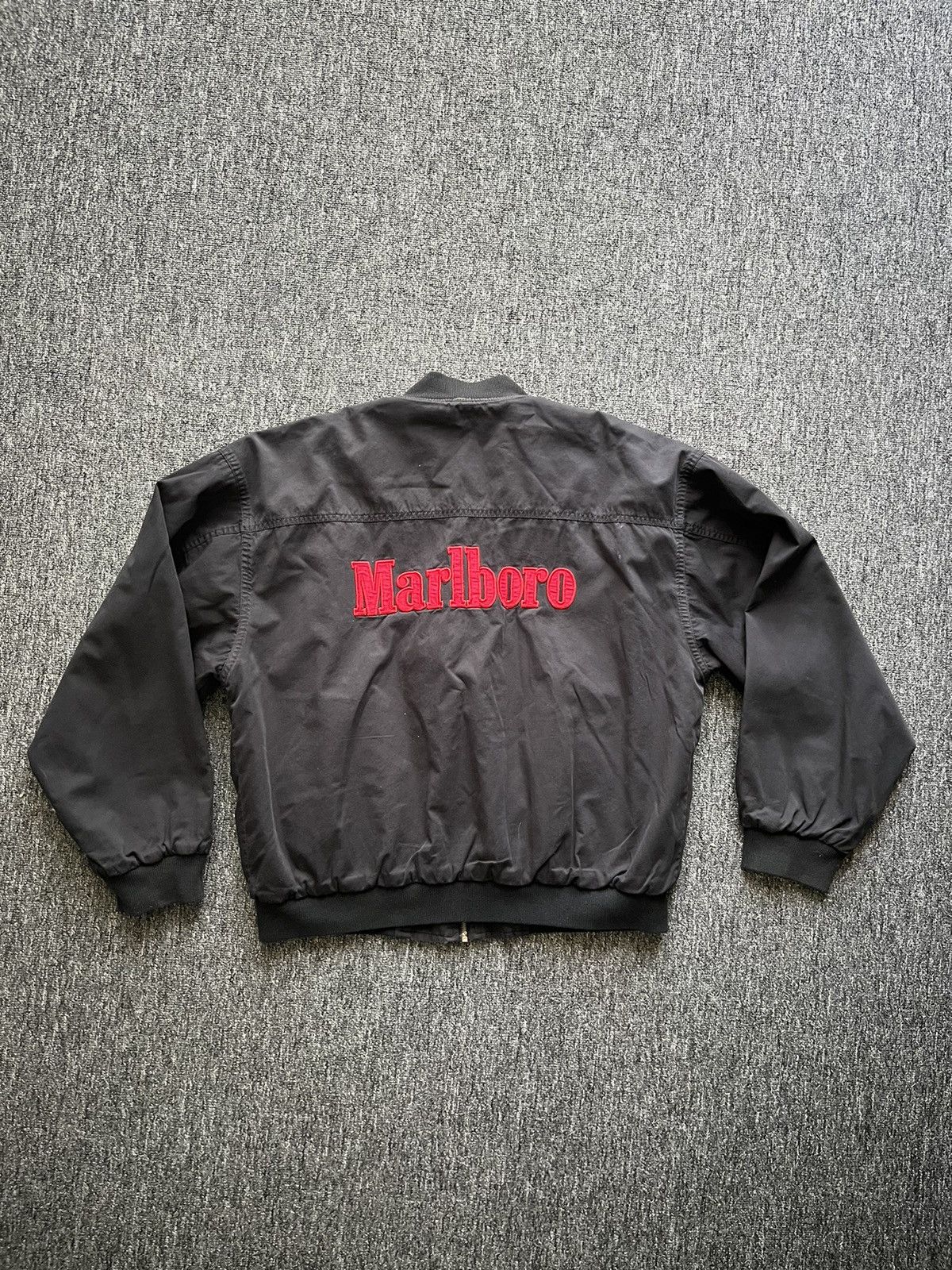 image of Marlboro Reversible Jacket in Black, Men's (Size Medium)
