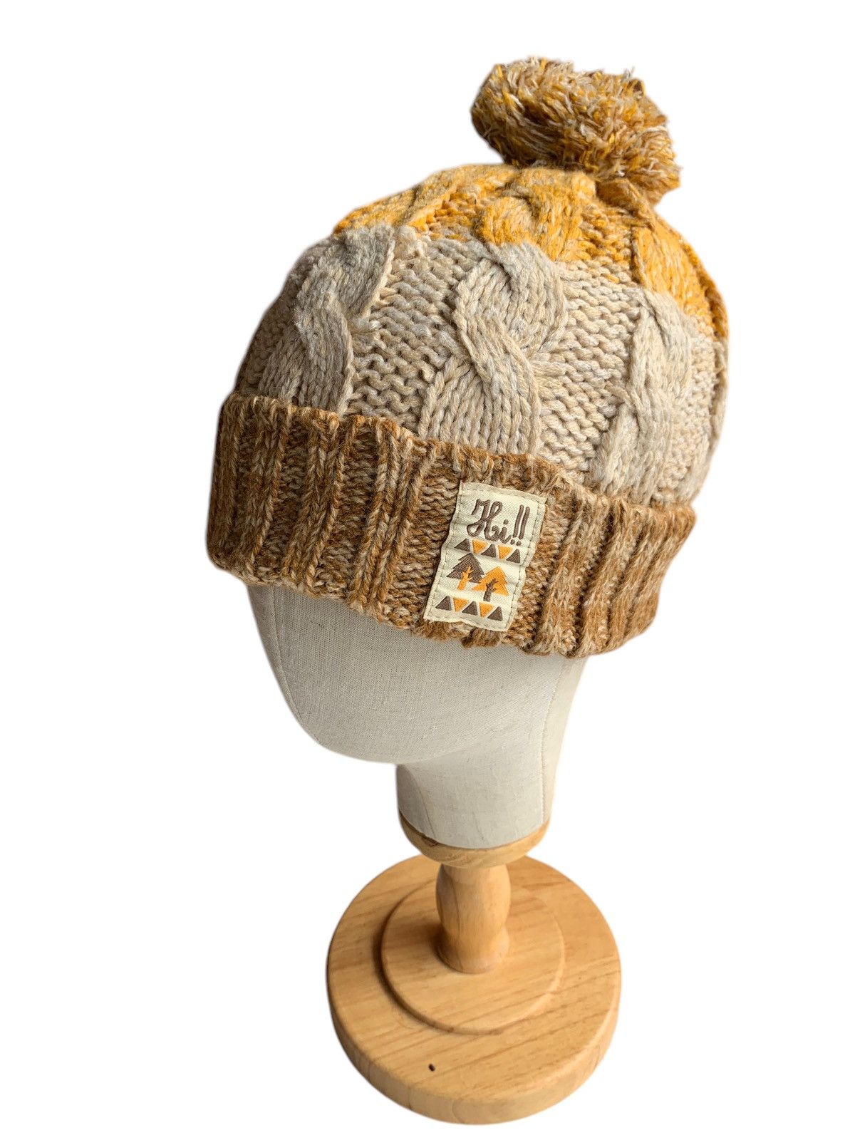 Japanese Brand × Kapital × Vintage Knitted Crochet Winter Session Rare Colour Beanie Hats🧶 Size ONE SIZE - 2 Thumbnail