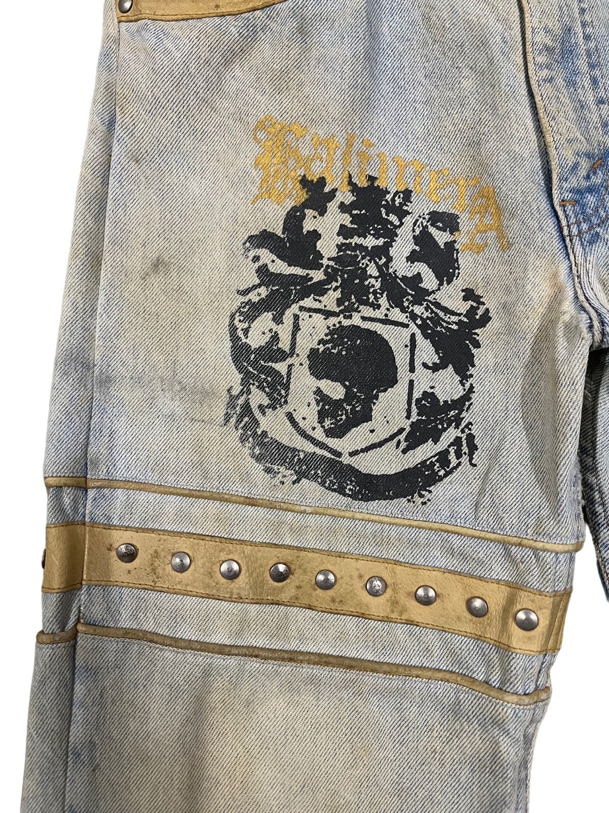 POST ARCHIVE FACTION (PAF) Vintage Levi’s Kalimera Bondage Punk Denim Size US 33 - 2 Thumbnail