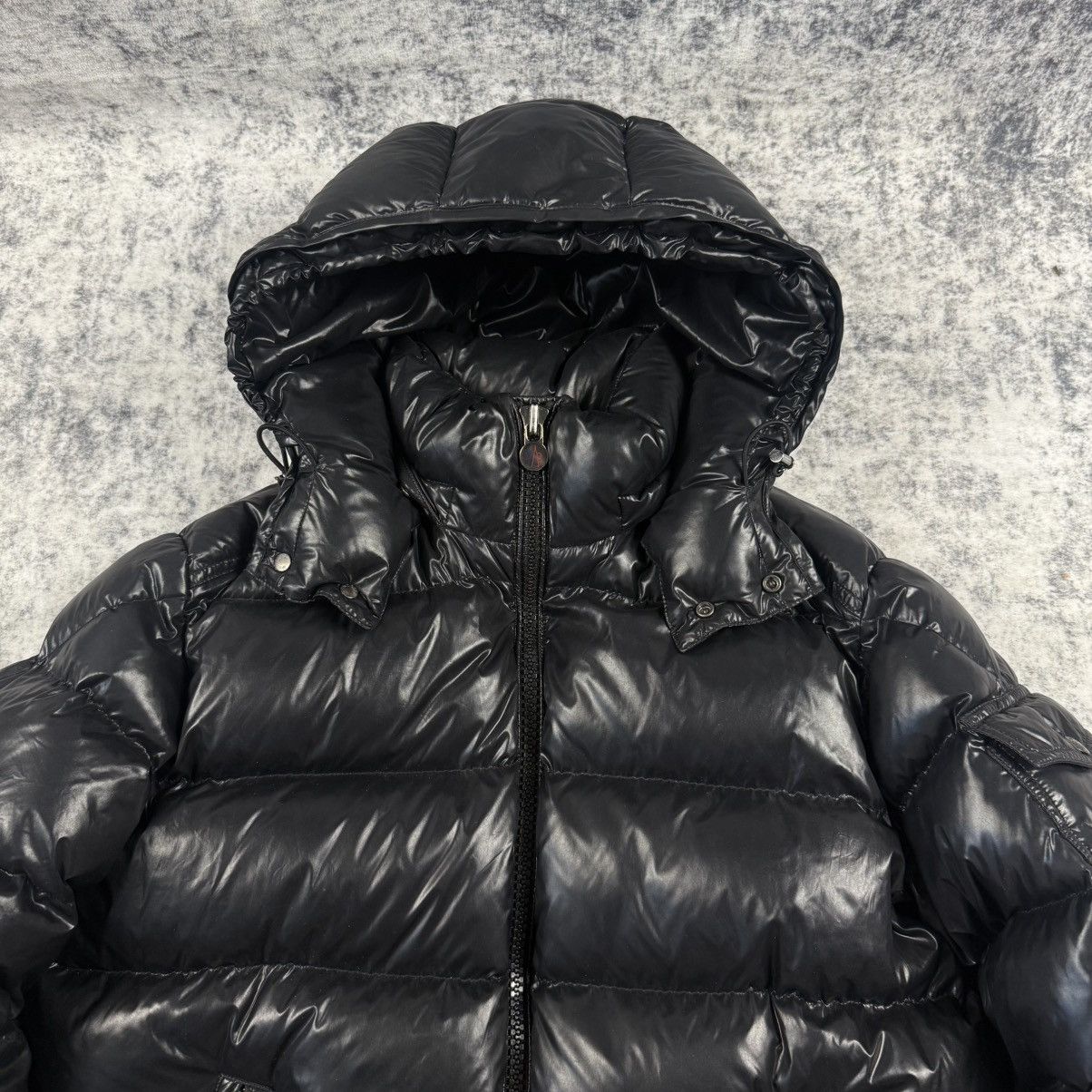Moncler Moncler Maya Giubbotto Black Lacquer Nylon Down Pufer Jacket Size US L / EU 52-54 / 3 - 2 Thumbnail
