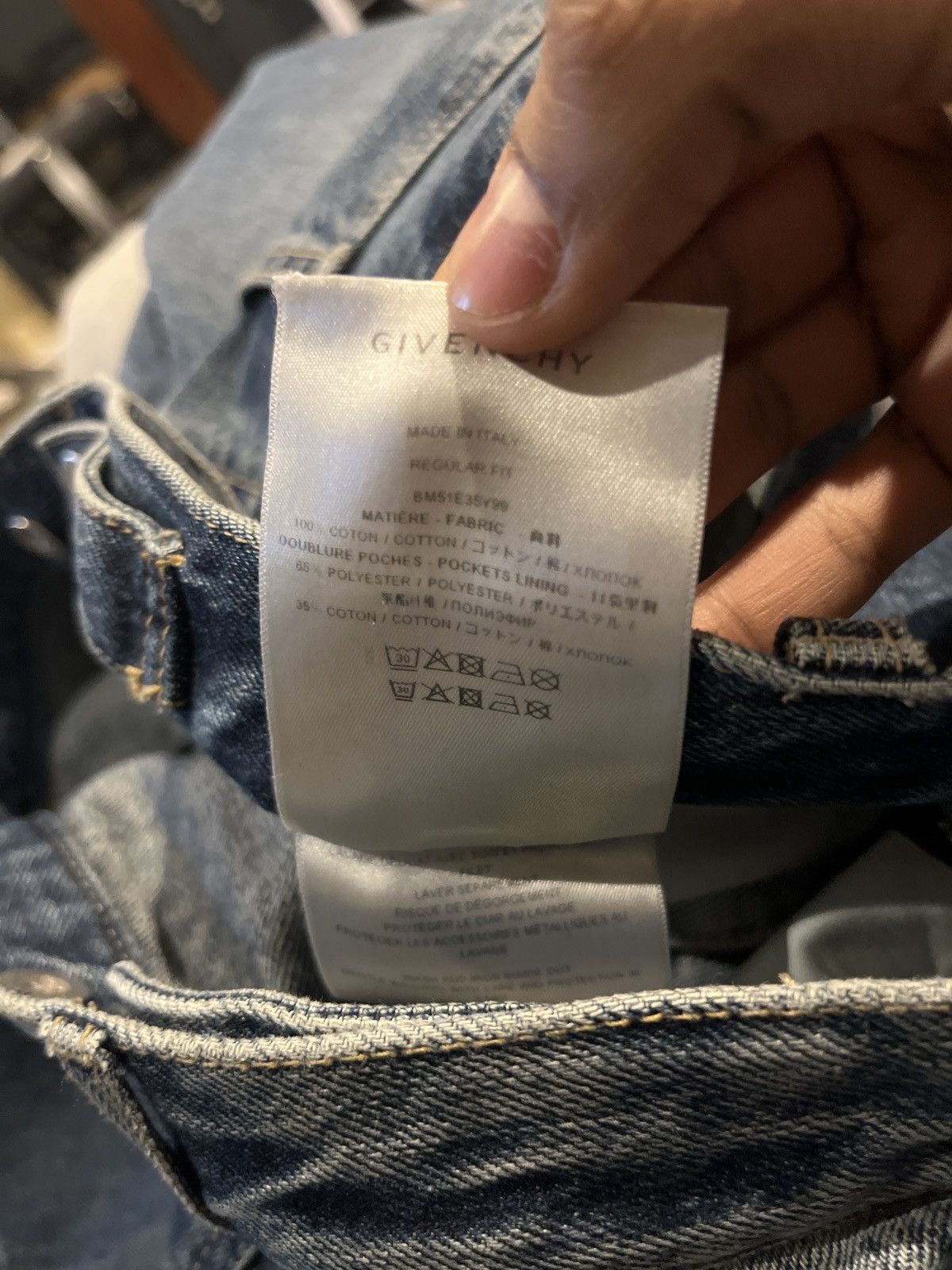 Givenchy Givenchy Indigo Blue Denim Size US 32 / EU 48 - 11 Thumbnail