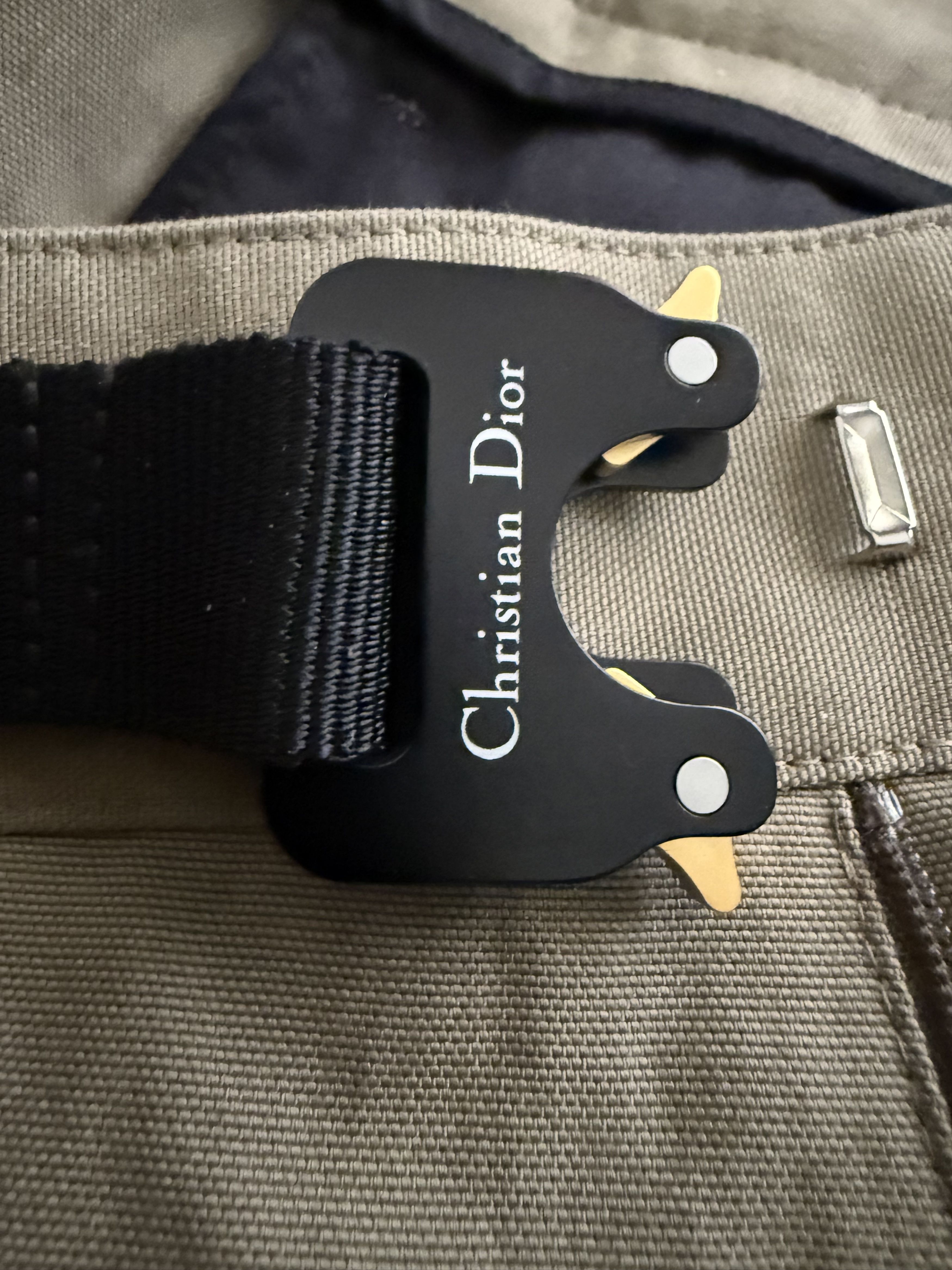 Dior Cargo Pants Dior Buckle Belt Size US 34 / EU 50 - 15 Thumbnail