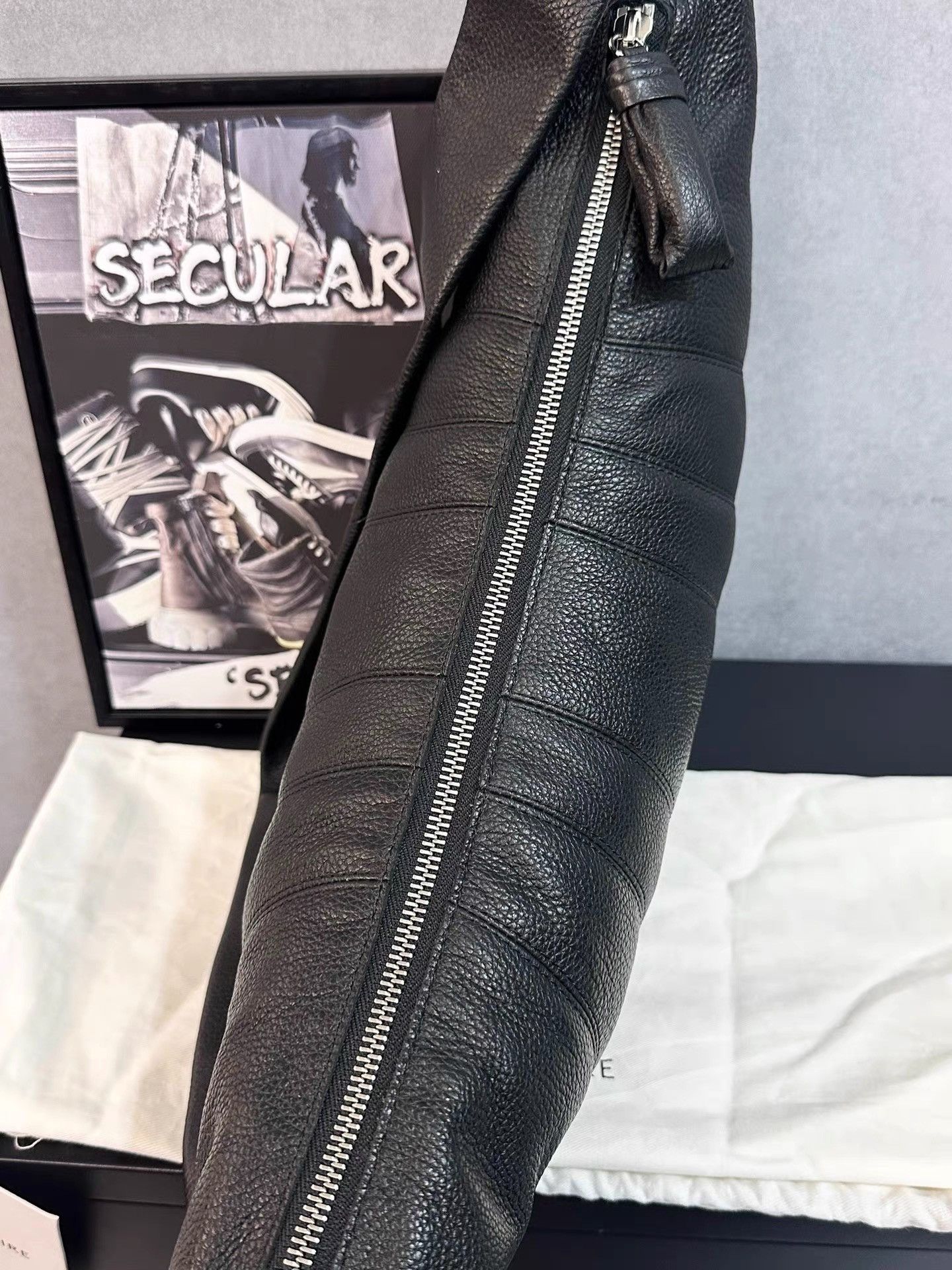 Lemaire Lemaire Medium Black Croissant Bag K34 Size ONE SIZE - 5 Thumbnail