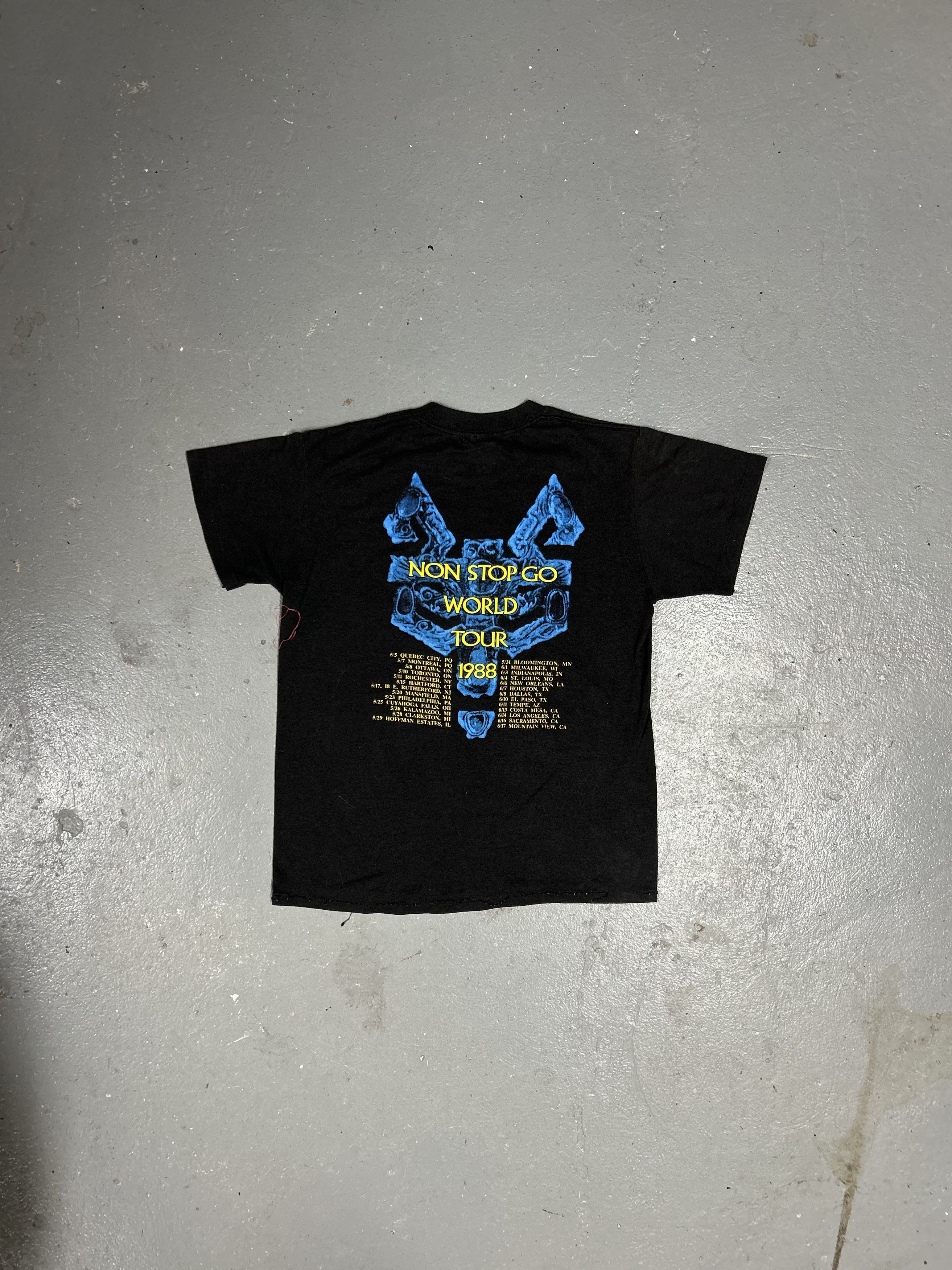 Other 1988 Robert Plant "Non Stop Go" Tour Vintage Band T-Shirt Size US M / EU 48-50 / 2 - 2 Thumbnail