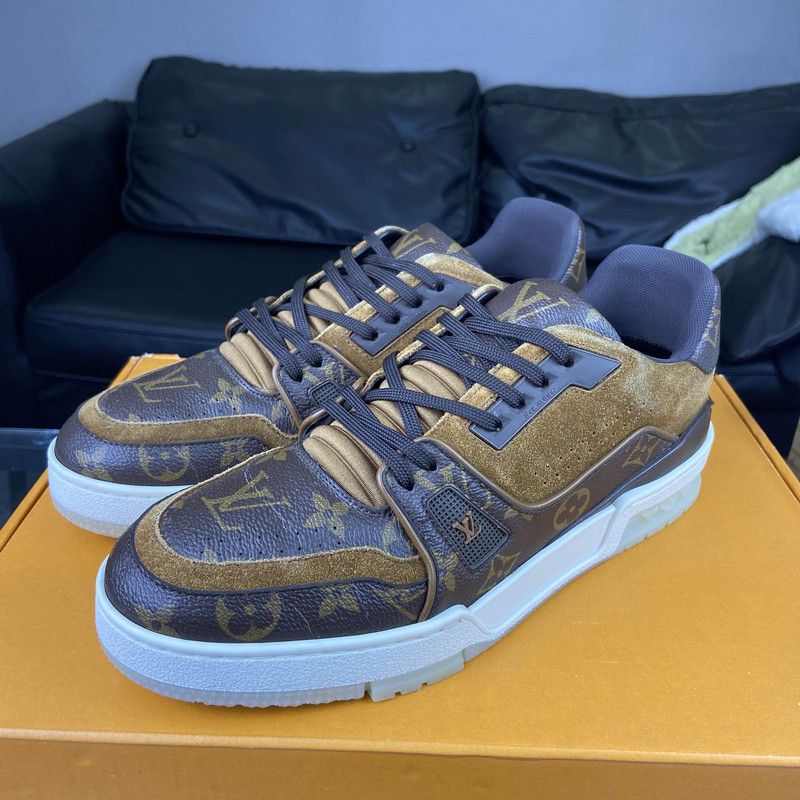 Louis Vuitton Louis Vuitton Brown Fashion Trainer Sneakers for Men 0089 Size US 8.5 / EU 41-42 - 1 Thumbnail