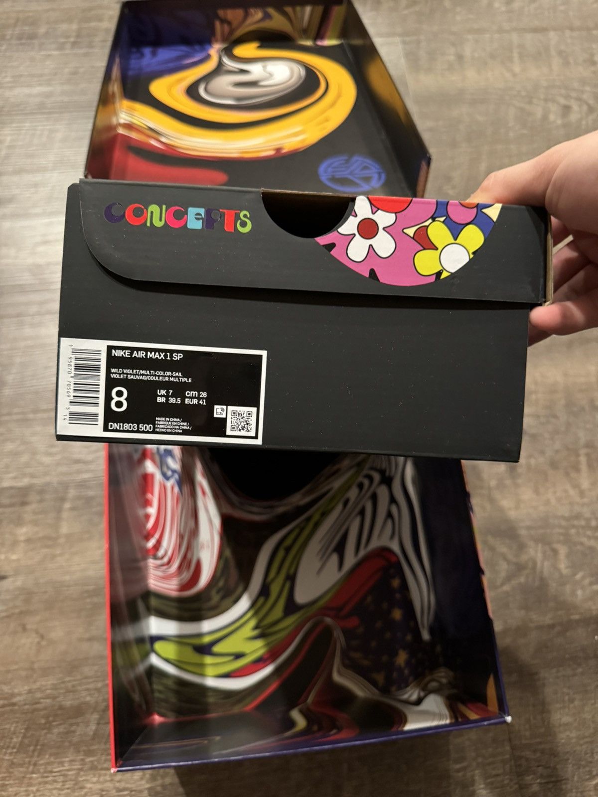 Nike Concepts Air Max 1 “Far Out” size 8 Men’s (9.5 Women’s) Size US 8 / EU 41 - 11 Thumbnail