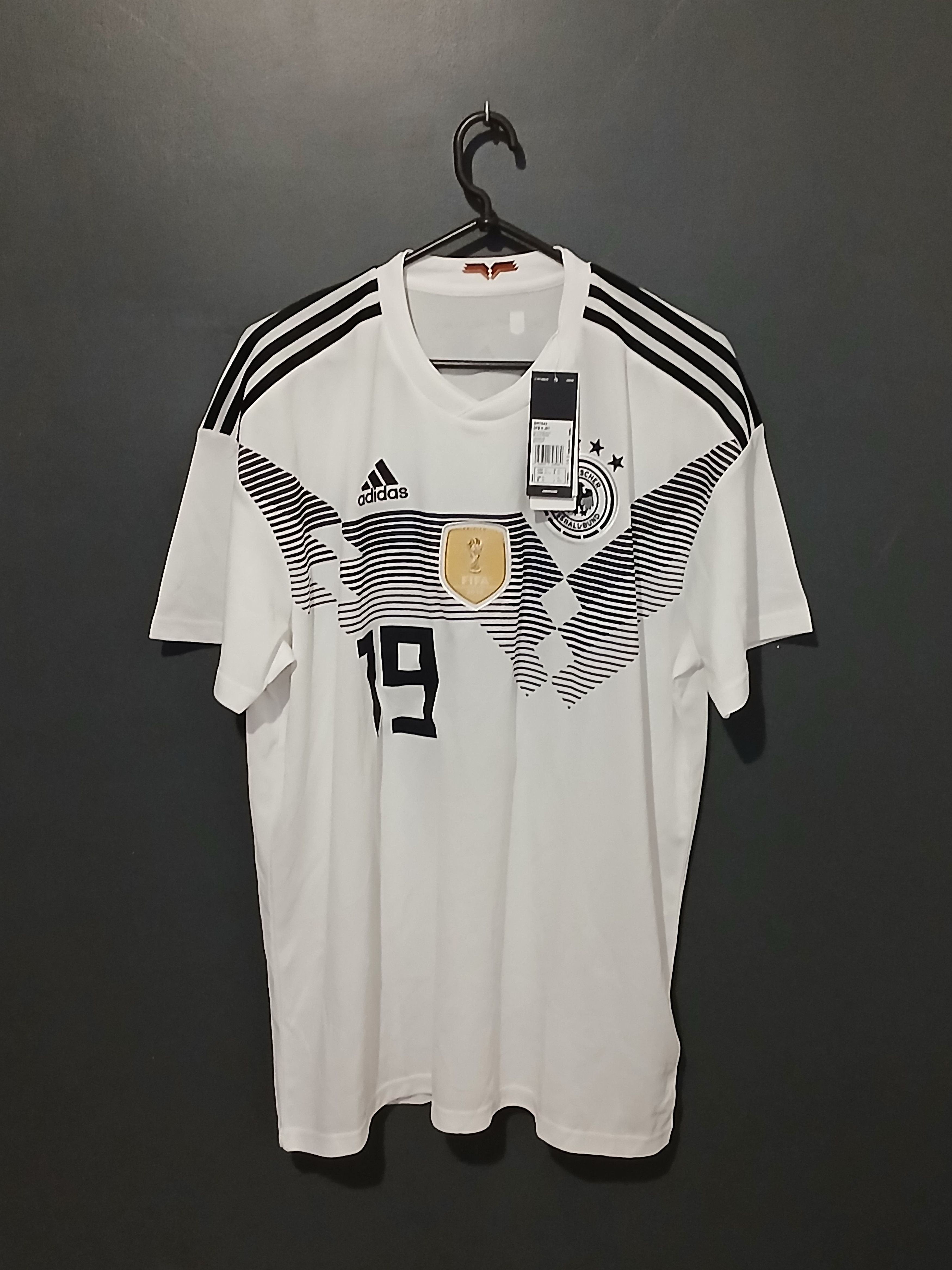 Adidas New Germany National Football Team 18/19 Home Jersey T-Shirt Size US XL / EU 56 / 4 - 1 Thumbnail