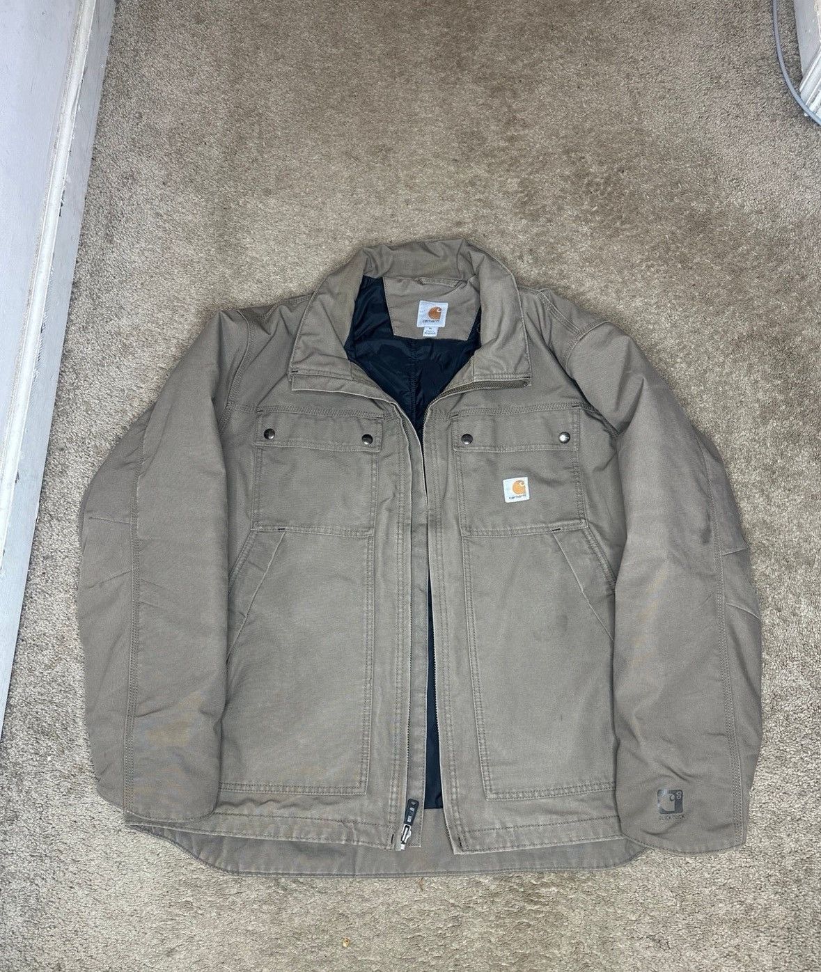 image of Carhartt Military Jacket in Khaki, Men's (Size XL)