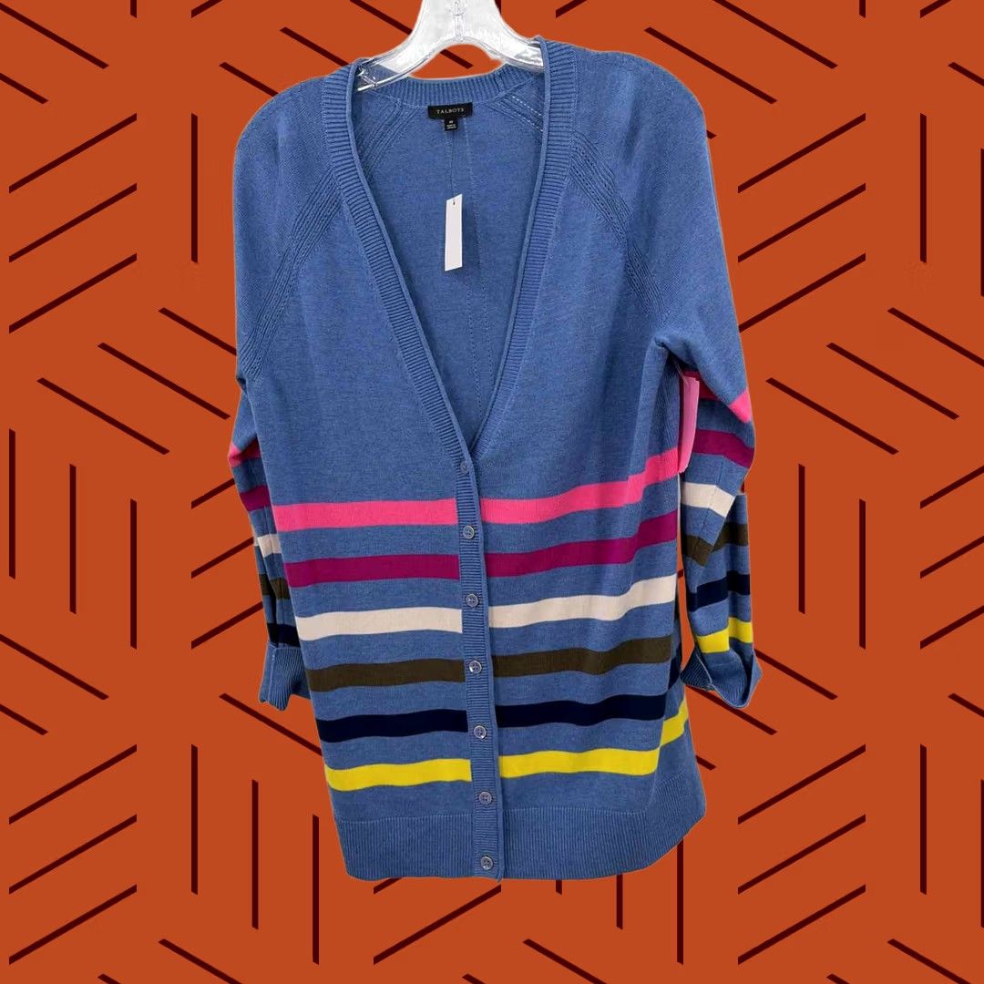 Talbots Pre-Owned Talbots Blue Size Medium Cardigan Sweater Size M / US 6-8 / IT 42-44 - 1 Thumbnail