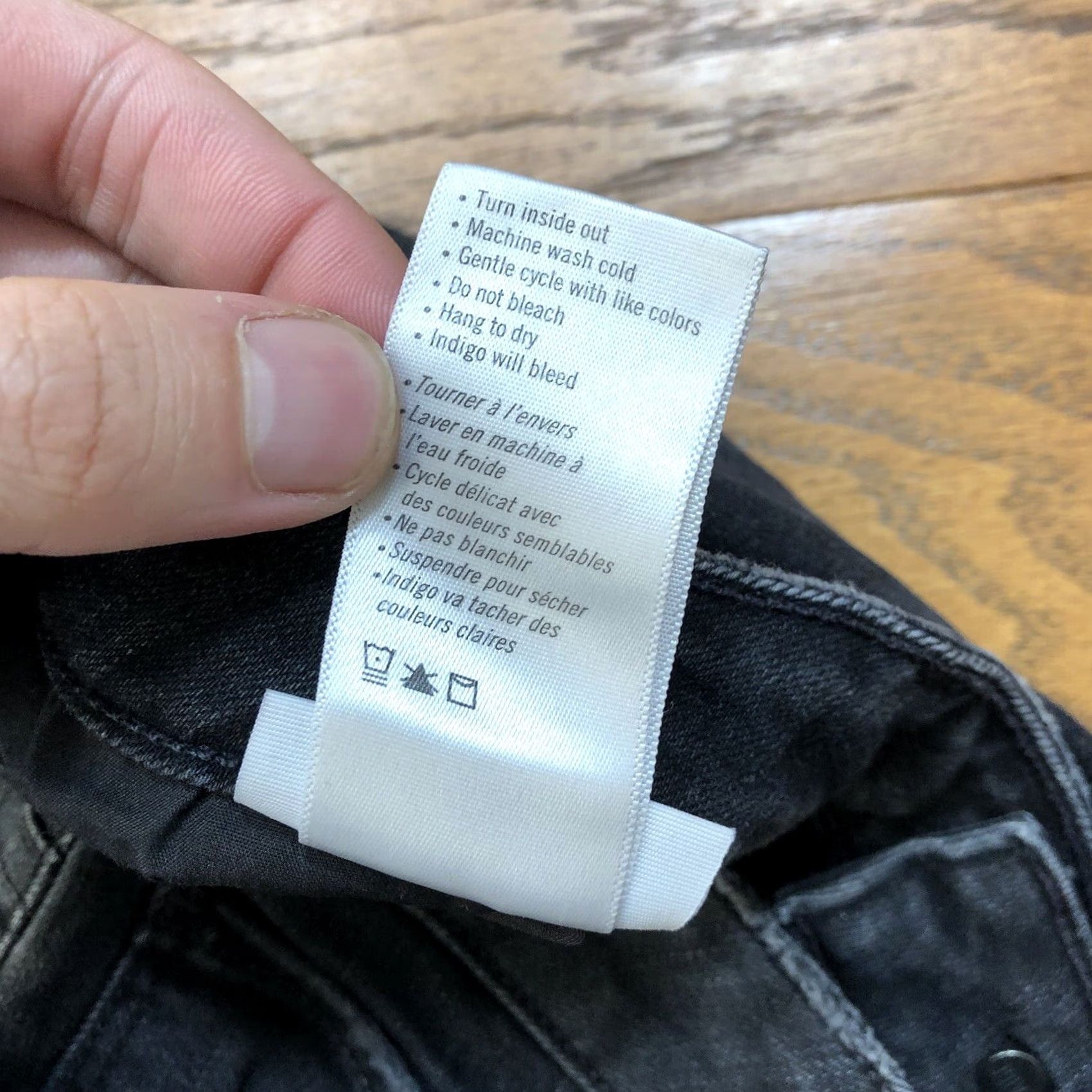 Paige Paige Jeans Faded Black Hoxton Slim Ankle Button Fly Womens 32 X 27.5 Inseam Size 24" / US 00 / IT 34 - 7 Thumbnail