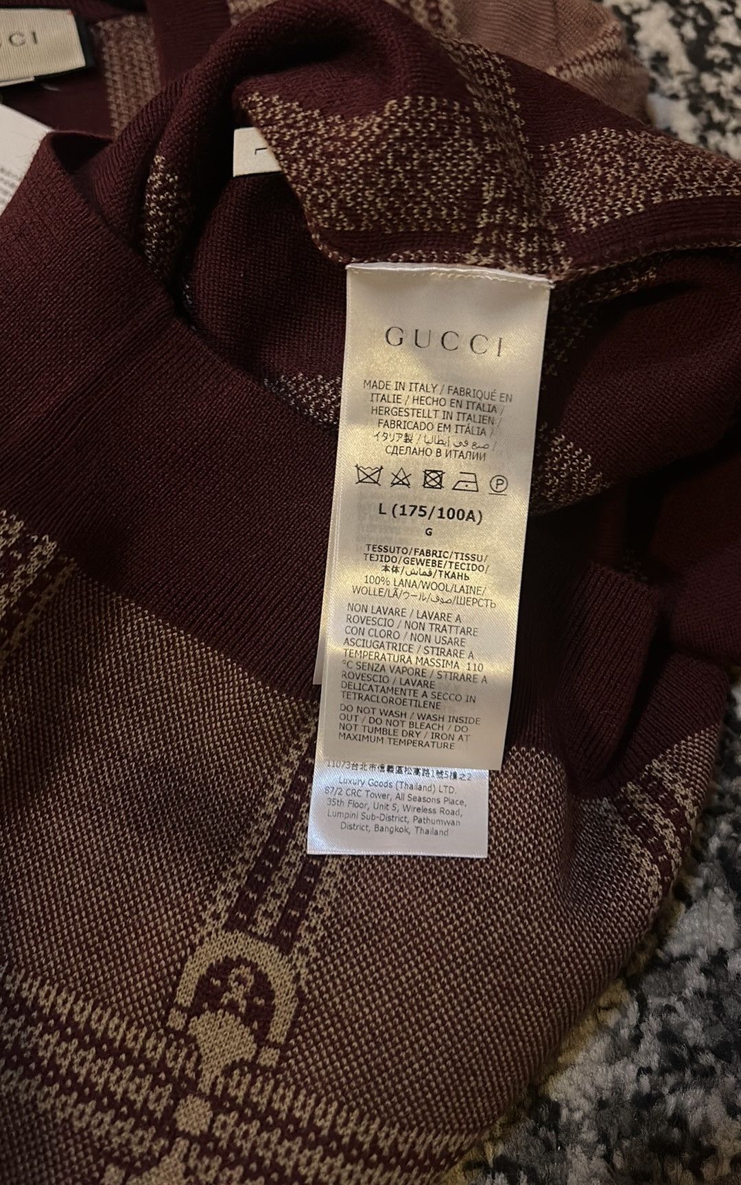 Gucci Gucci Horsebit Jacquard Knit Sweater size L Size L / US 10 / IT 46 - 14 Thumbnail