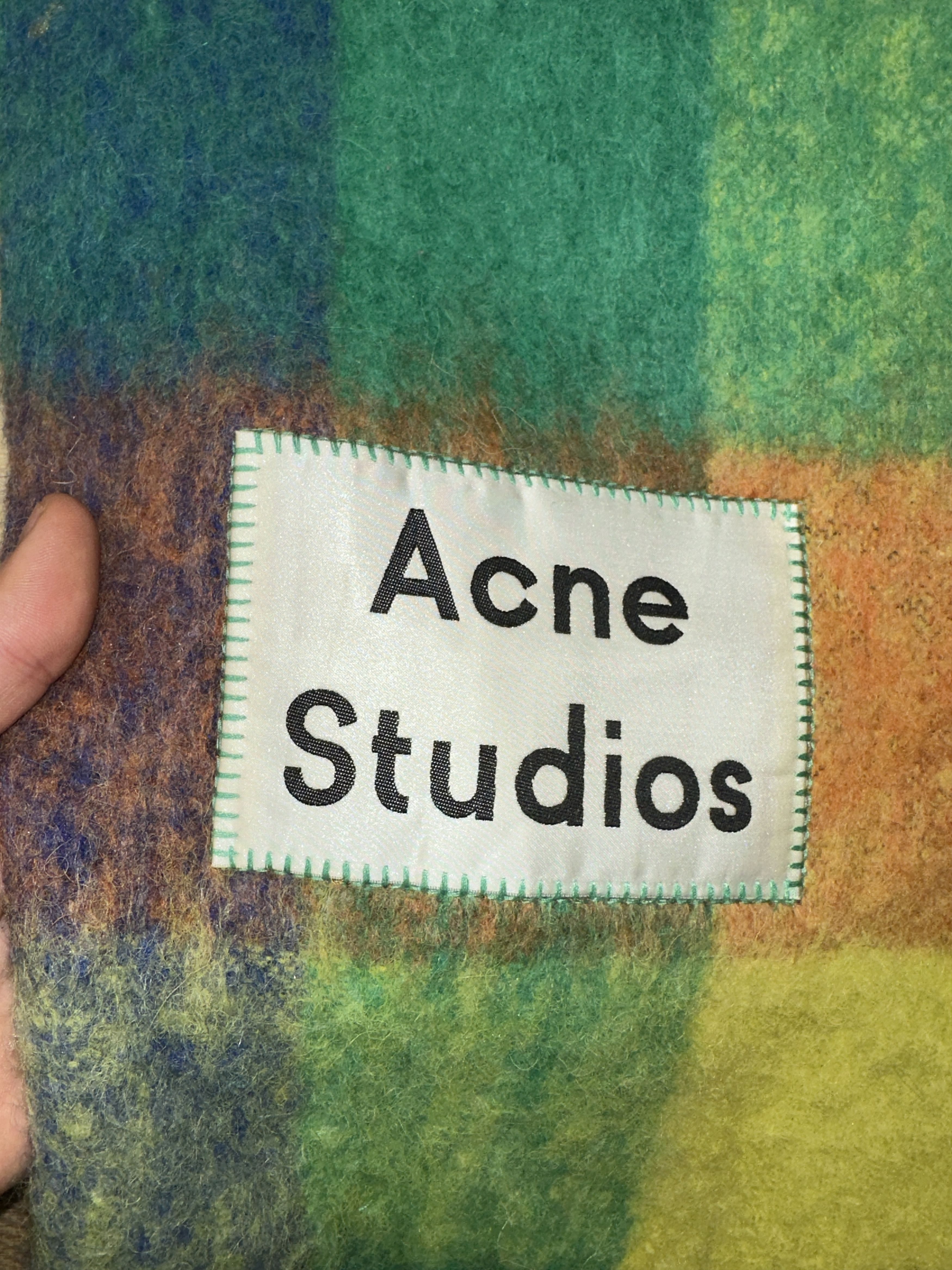 Acne Studios Acne Studios Check Wool Mohair Scarf Unisex 250X28 Size ONE SIZE - 3 Thumbnail