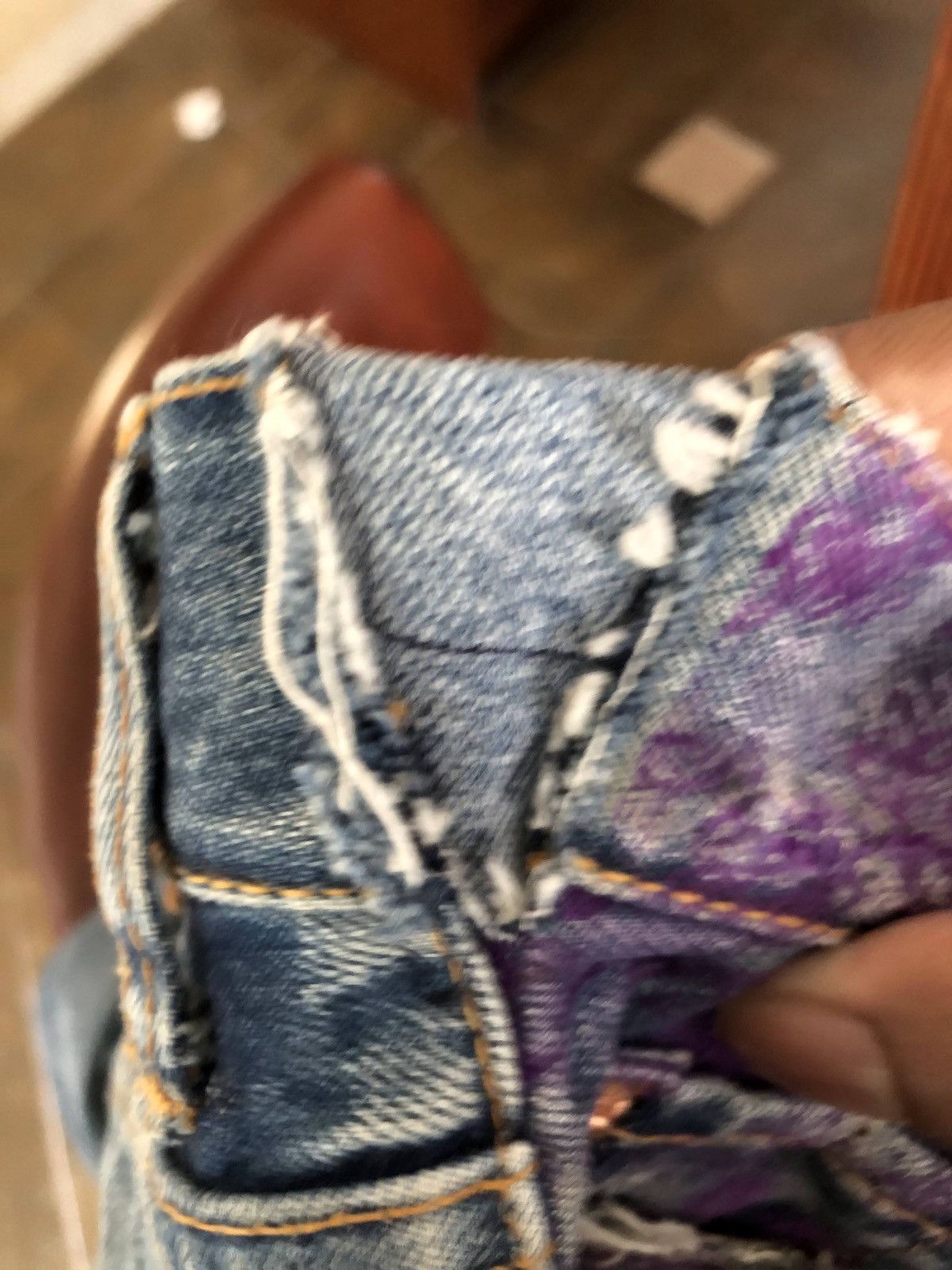 Comme des Garcons × Junya Watanabe Junya Watanabe flower denim Size US 34 / EU 50 - 5 Thumbnail