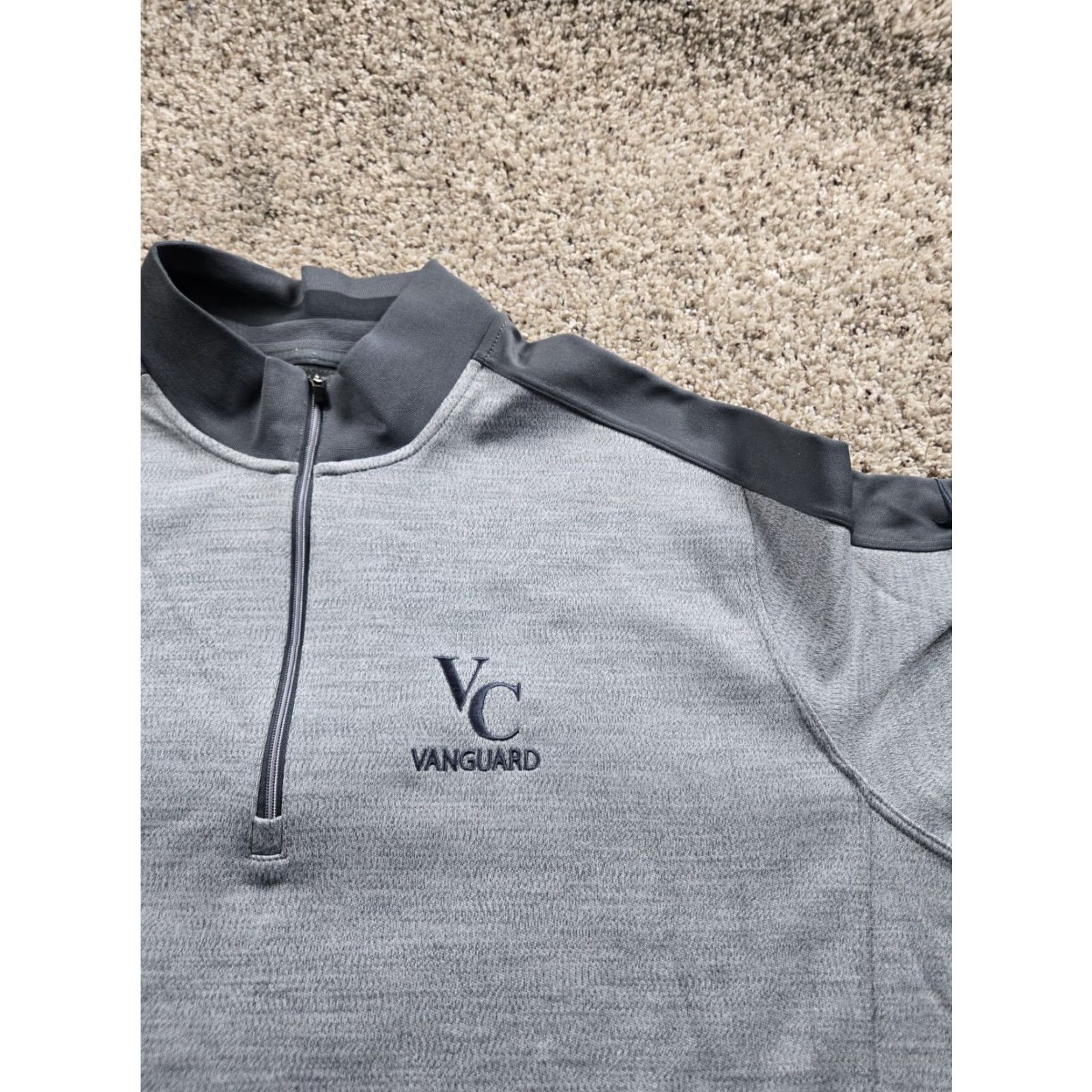 Nike Vanguard Venture Capital 1/4 Zip Pullover XL Mens Gray Nike Dri-Fit Jacket Size US XL / EU 56 / 4 - 4 Thumbnail