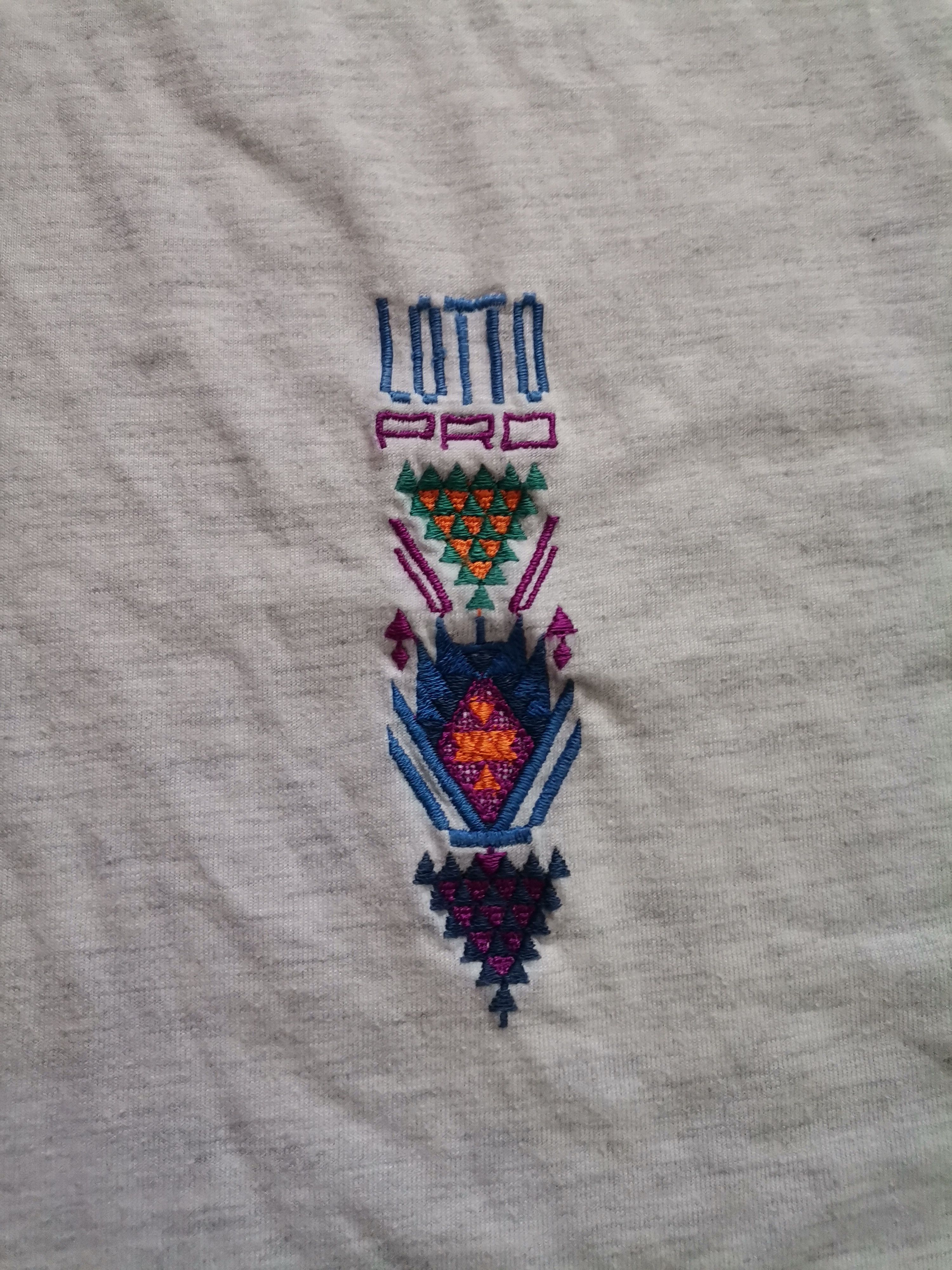 Lotto Sport Vintage Lotto Boris Becker Aztec Polo Size US L / EU 52-54 / 3 - 3 Thumbnail