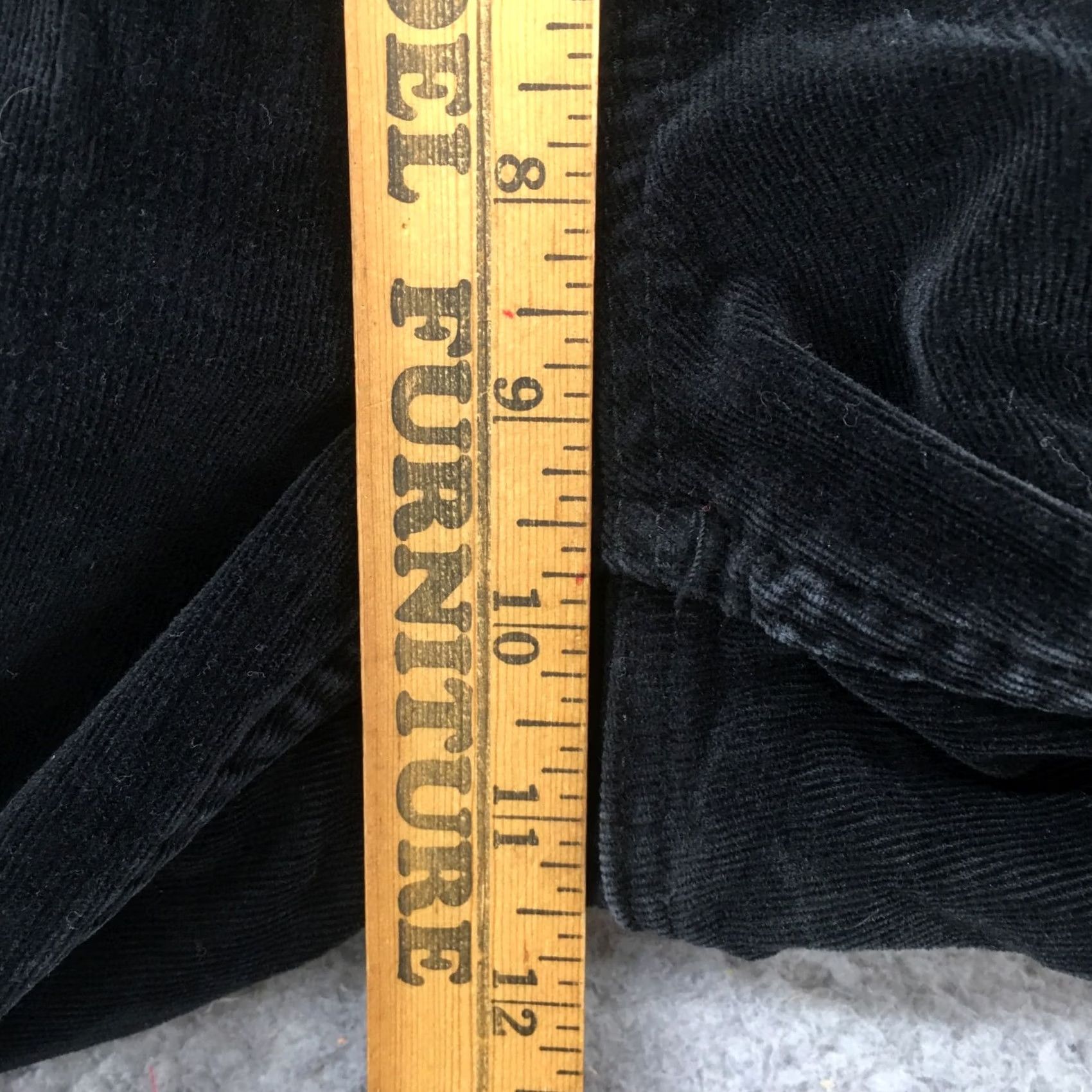Calvin Klein Calvin Klein Skinny Jeans Womens 14x30 Black Corduroy Mid Rise Skinny Jeans Womens 14 Black Corduroy Mid Rise Size 36" / US 14 / IT 50 - 7 Thumbnail