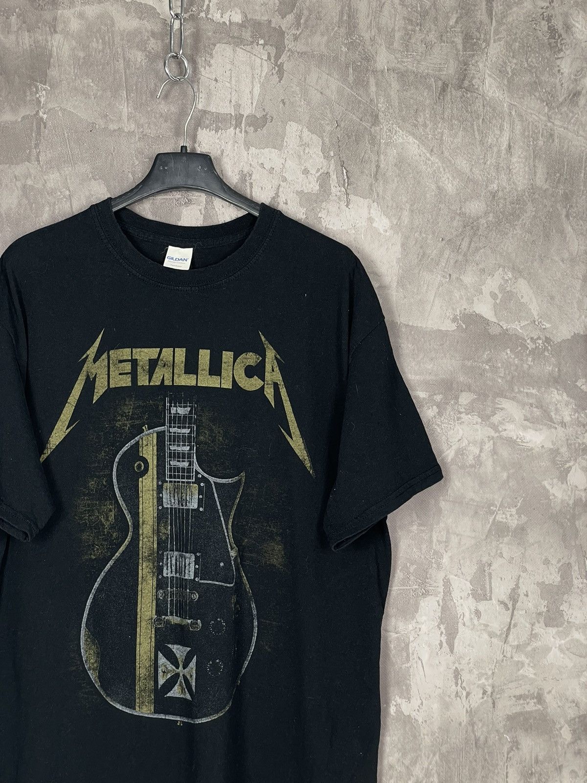 Band Tees × Metallica Vintage 00s Metallica Big Logo Y2K Punk T-shirt Streetwear Size US L / EU 52-54 / 3 - 4 Thumbnail