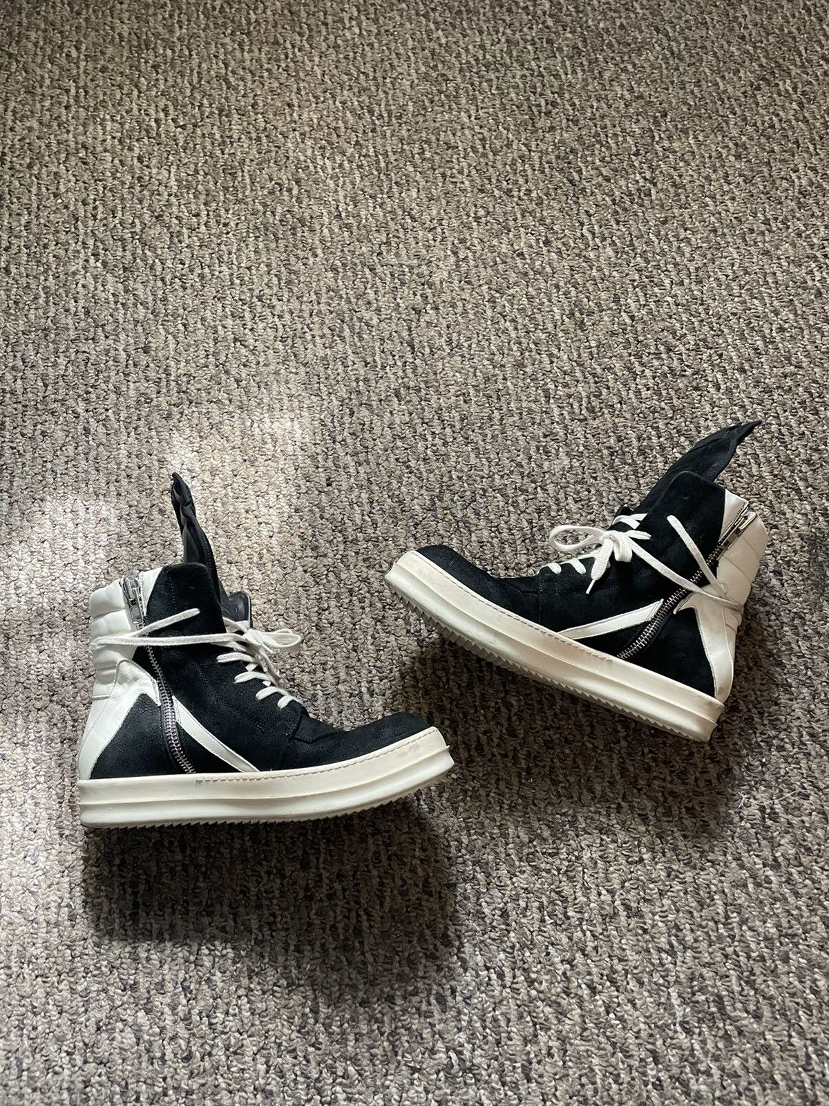 靴 rick owens pirarucu geobasket 16FW Rick Owens Pirarucu Geobasket “16FW“