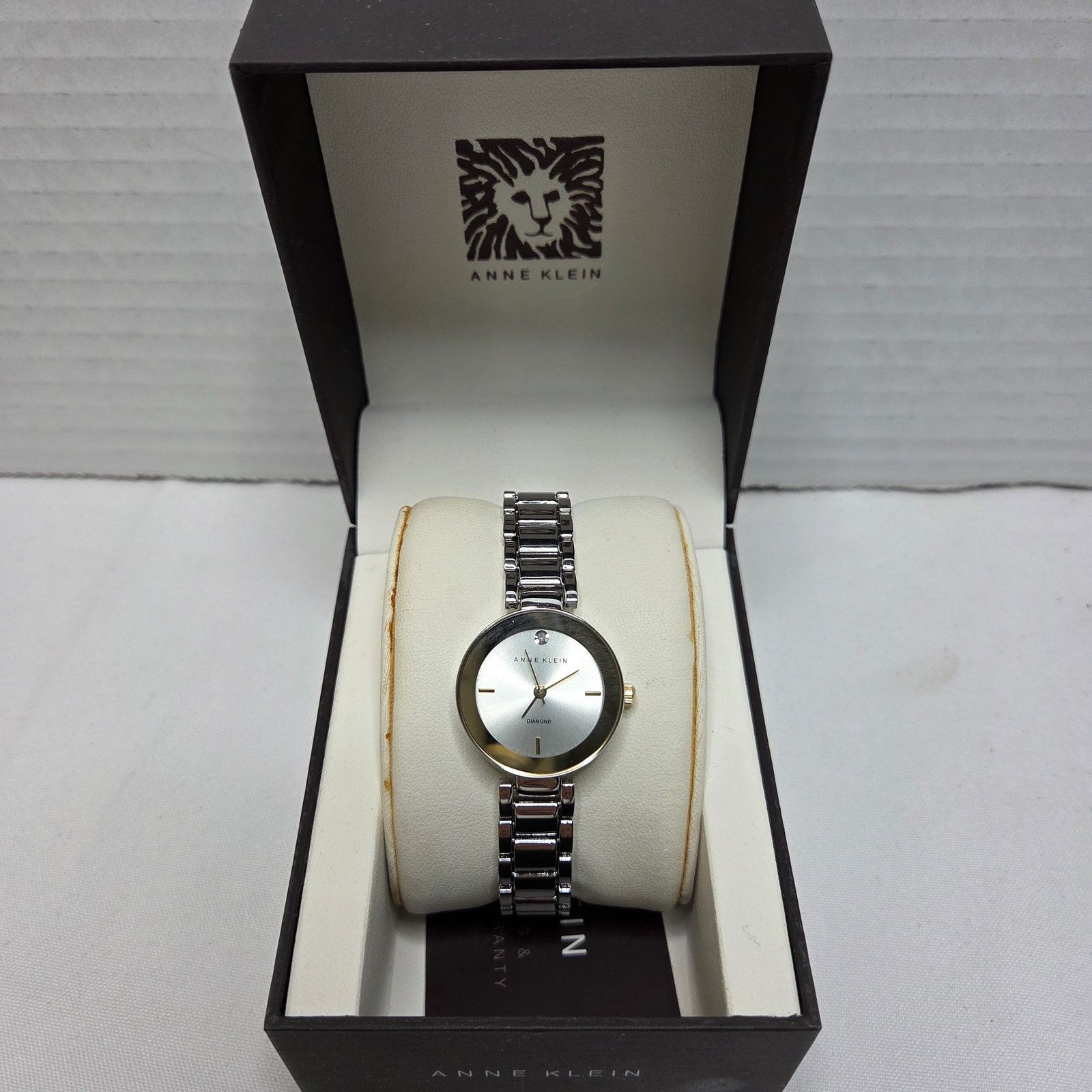 Anne Klein New In Box Anne Klein Women's Genuine Diamond Bracelet Watch Size ONE SIZE - 4 Thumbnail