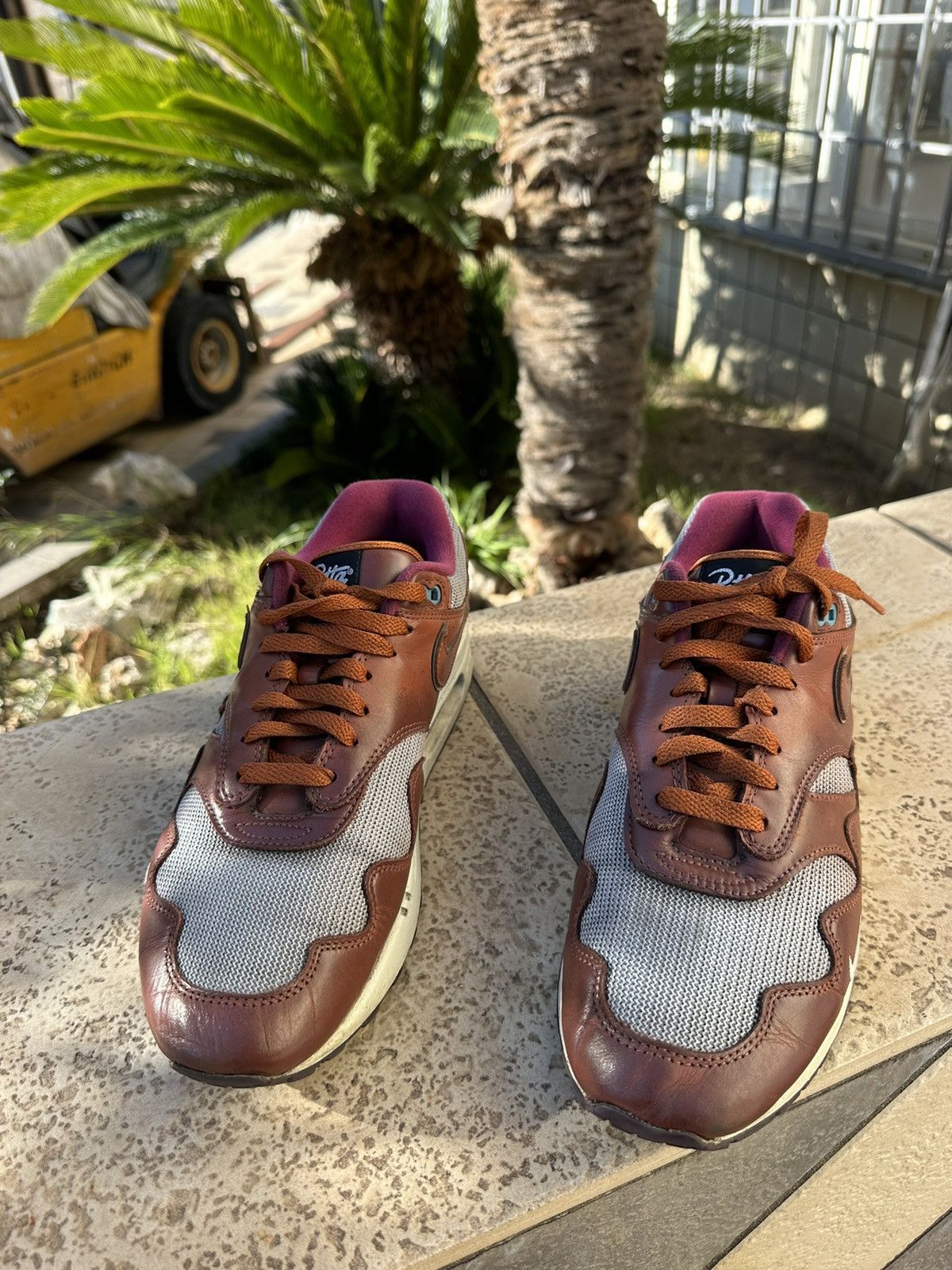 Nike × Patta Nike x Patta Air Max 1 Shoes Sneakers Brown Leather Size US 10 / EU 43 - 7 Thumbnail