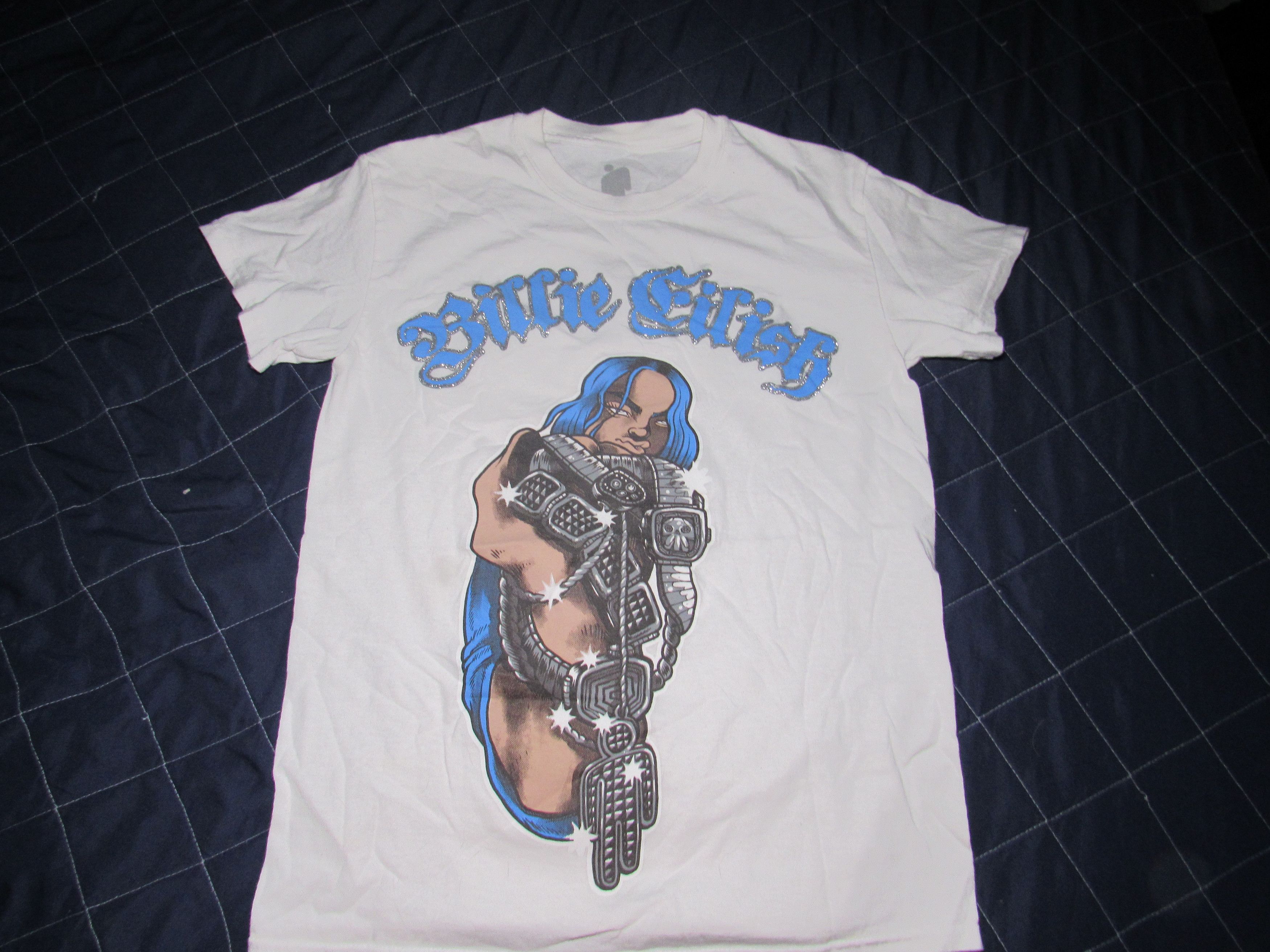Billie Eilish Billie Eilish White Design T-Shirt Size S / US 4 / IT 40 - 1 Thumbnail