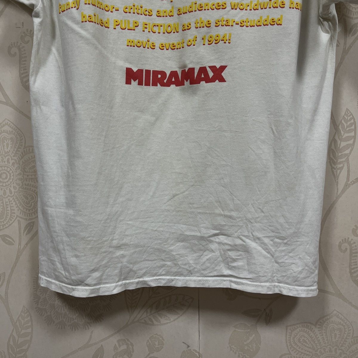 Other Pulp Fiction Movie John Travolta Uma Thurman TShirt Size US L / EU 52-54 / 3 - 10 Thumbnail