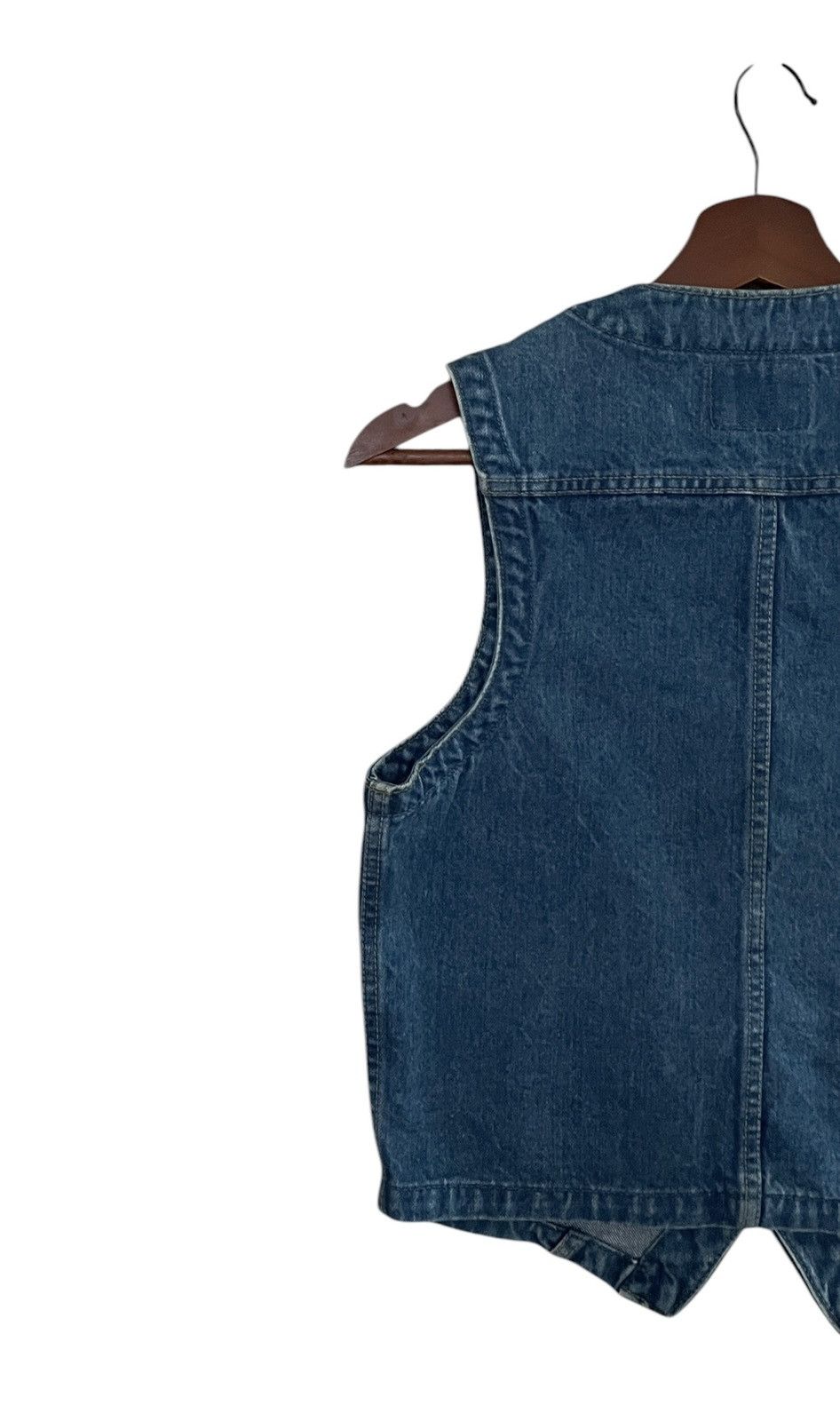 Big John × Vintage Vintage Brand Big John Denim Vest 1990s Size US M / EU 48-50 / 2 - 5 Thumbnail