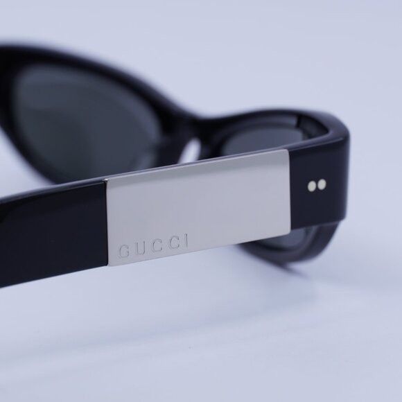 Gucci 🕶️ New Gucci GG1635S 003 Sunglasses - Shiny Black Frame Size ONE SIZE - 6 Thumbnail