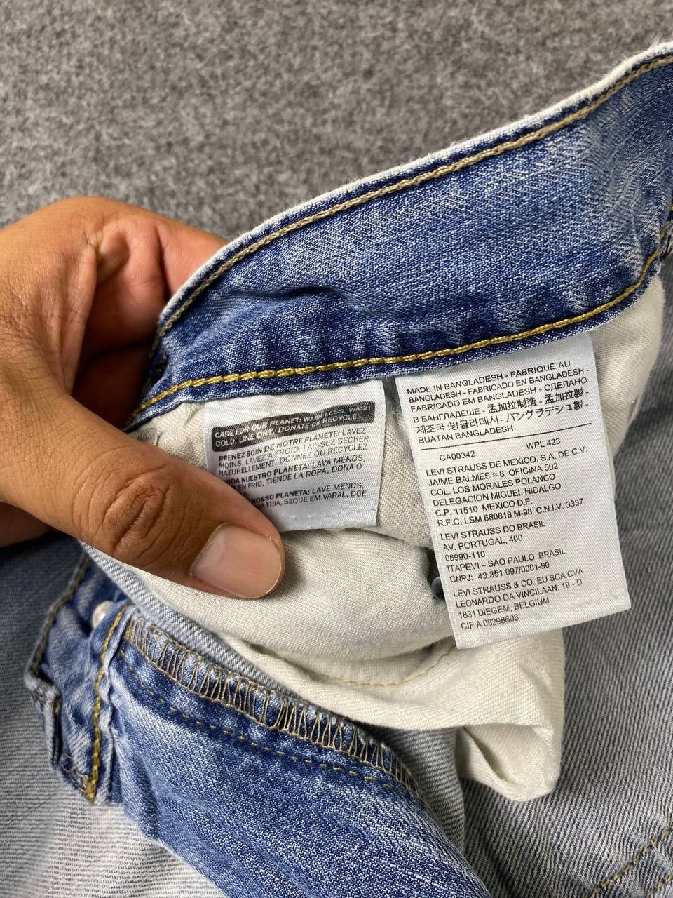 Levi's levis 569 soft distressed denim nice design Size US 36 / EU 52 - 13 Thumbnail
