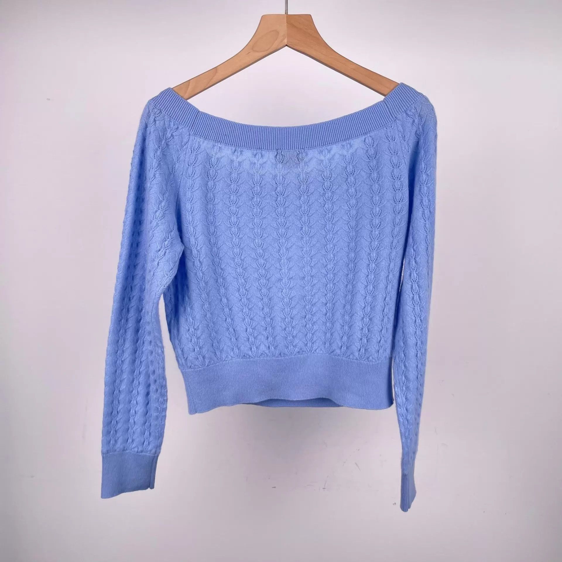 Chanel CHANEL Blue Sweater Women's 34 Size XS / US 0-2 / IT 36-38 - 2 Thumbnail