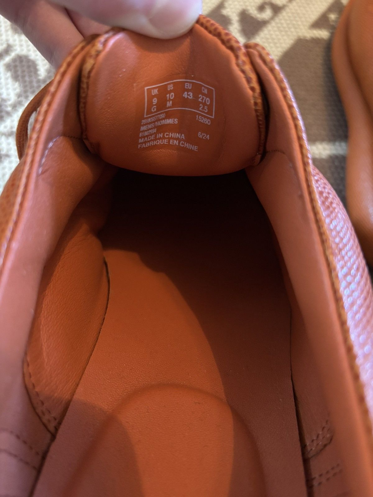 Clarks × Martine Rose Martine Rose x Clark’s Oxford 1 Orange Size US 10 / EU 43 - 5 Thumbnail